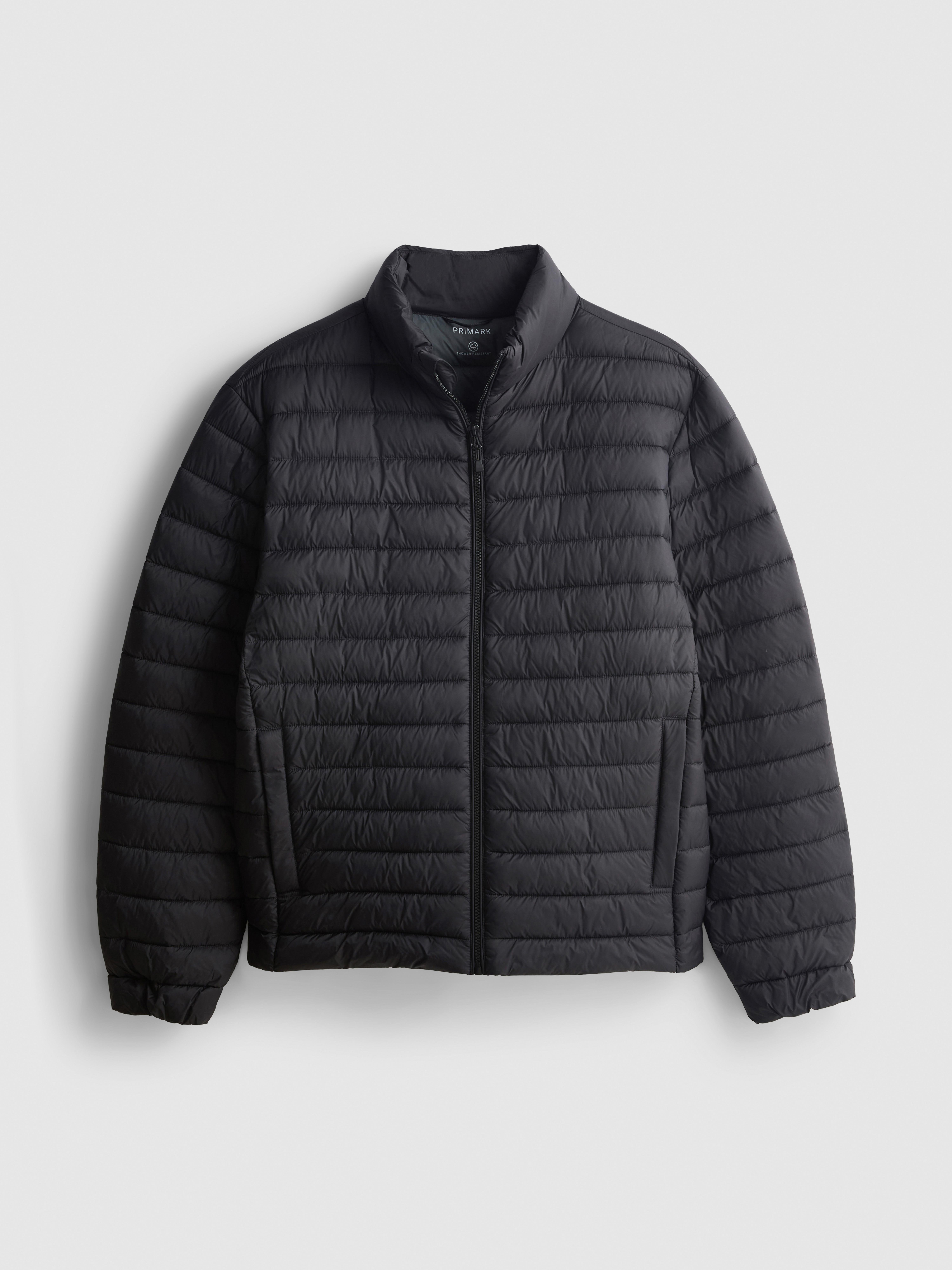 Padded Puffer Jacket - Black
