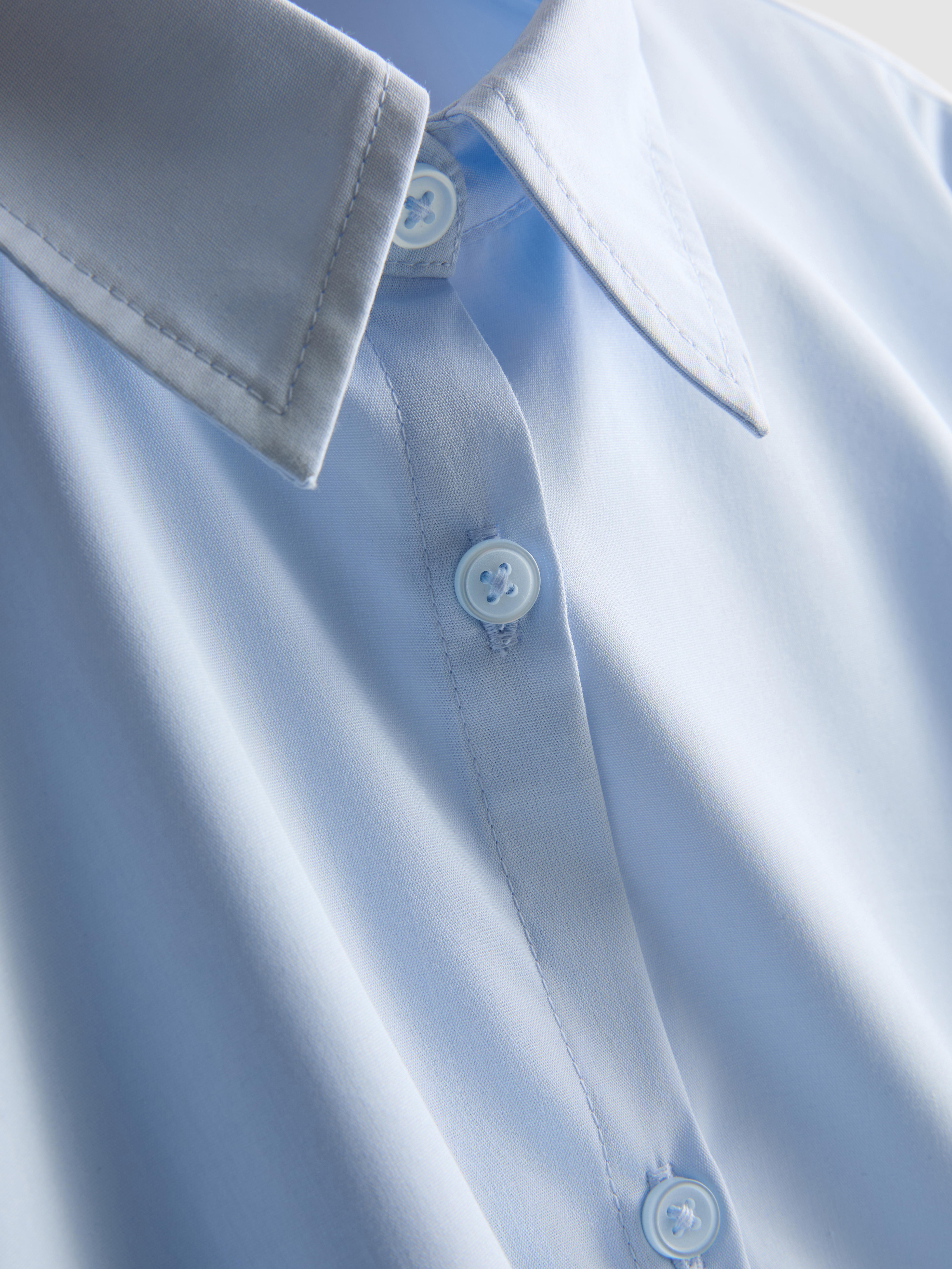 Long Sleeve Workwear Shirt - Blue