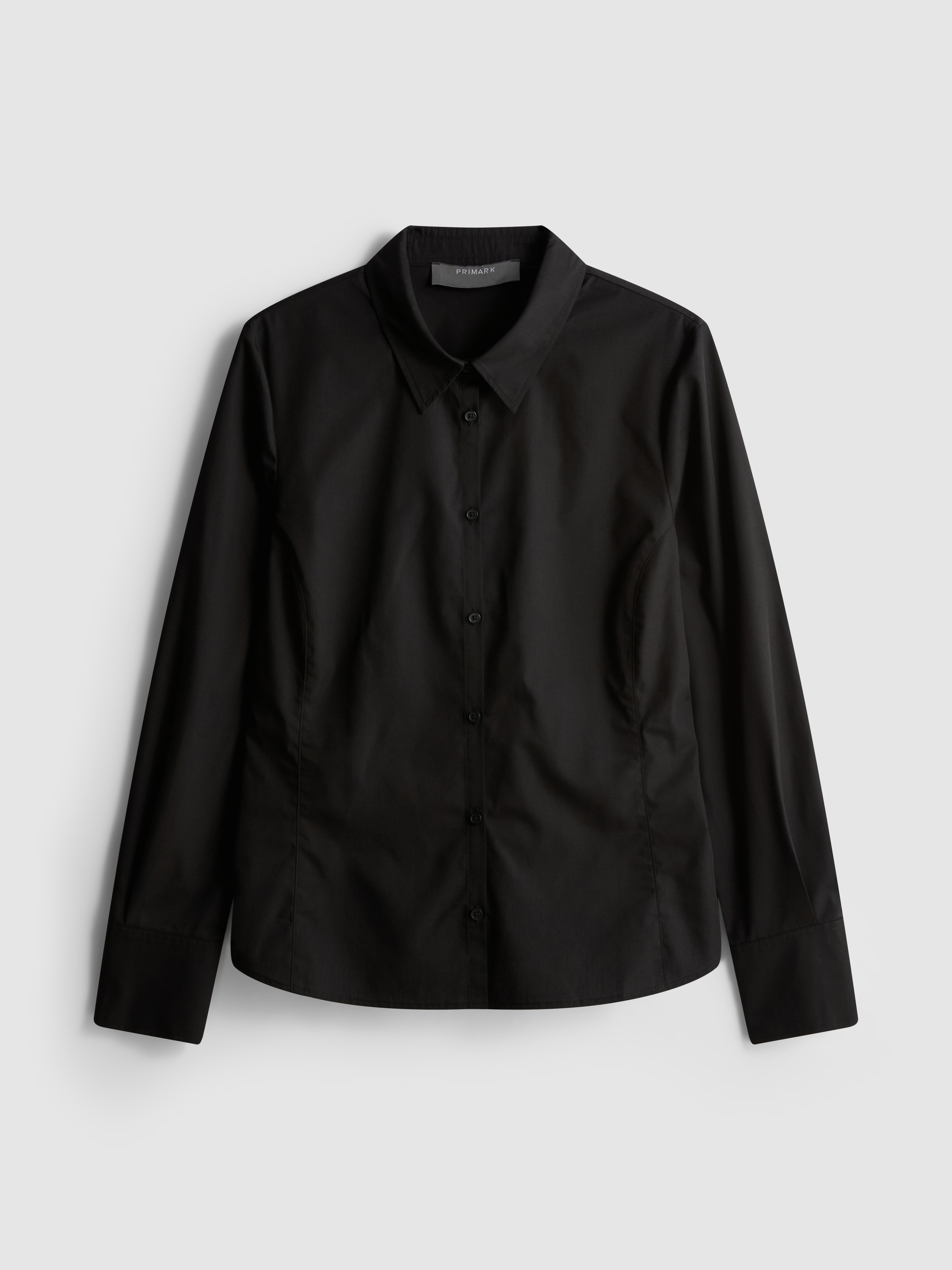 Long Sleeve Workwear Shirt - Black