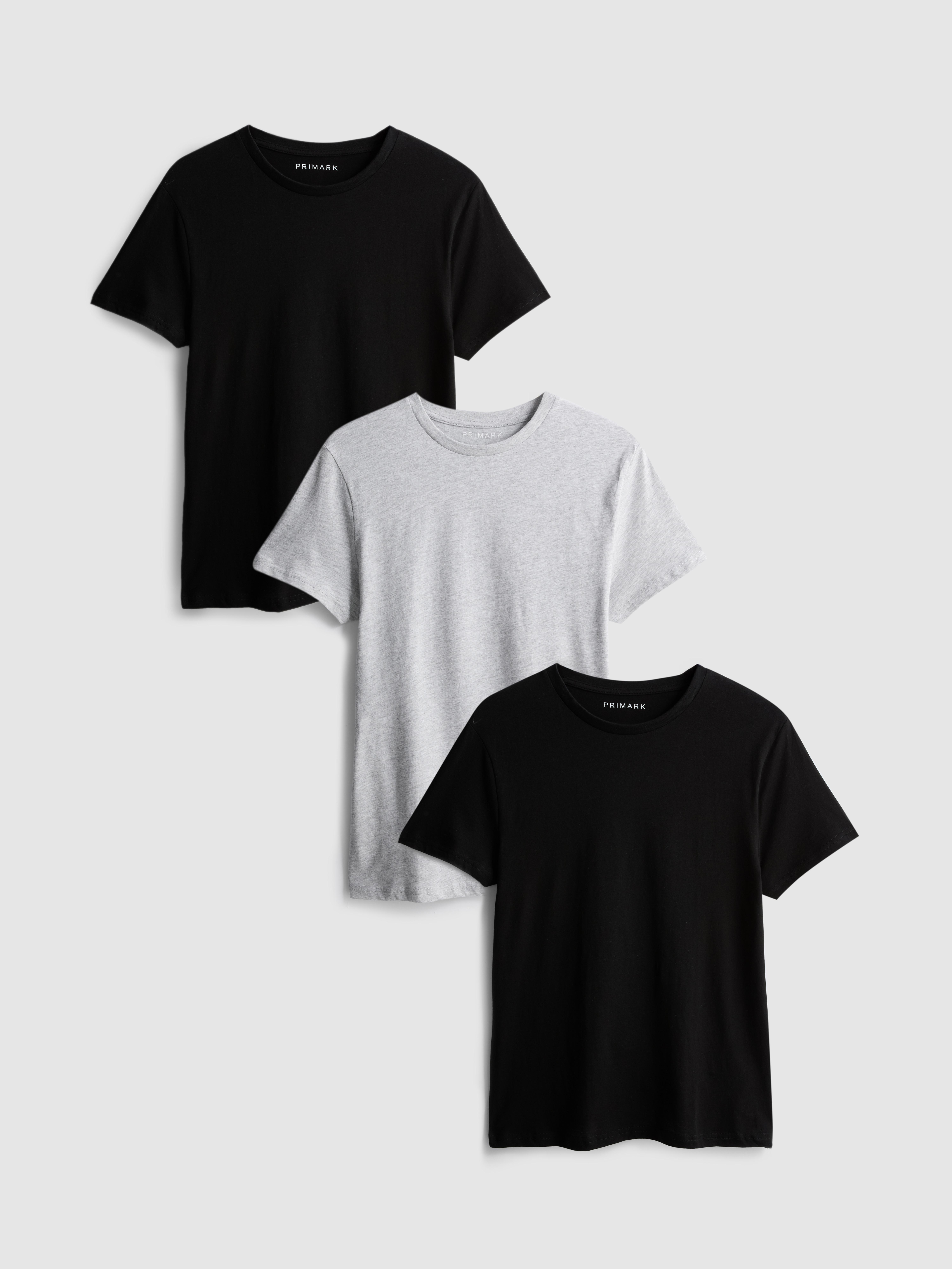 3-Pack T-Shirts - Gray