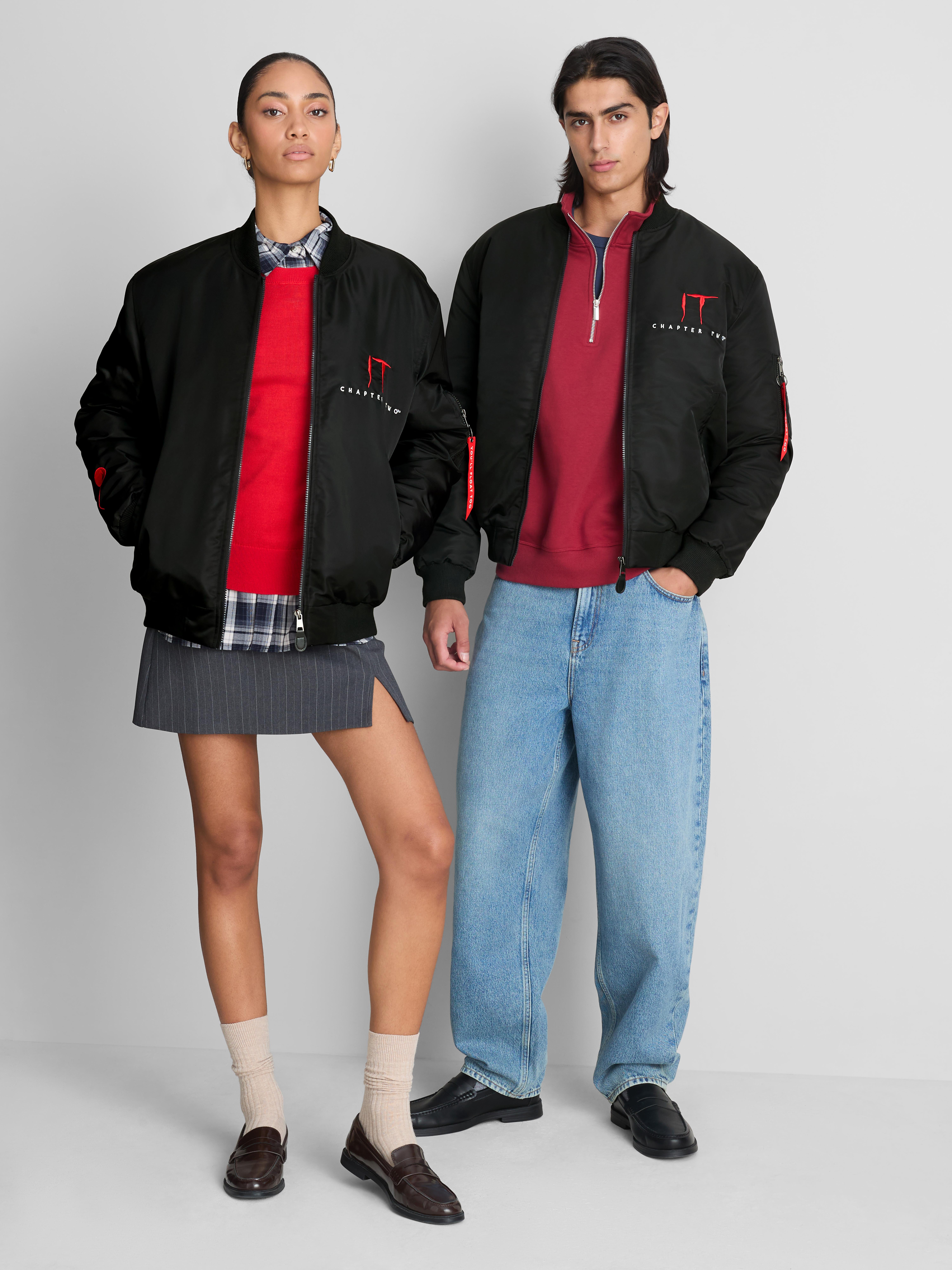 IT Chapter Two Bomber Jacket - Black