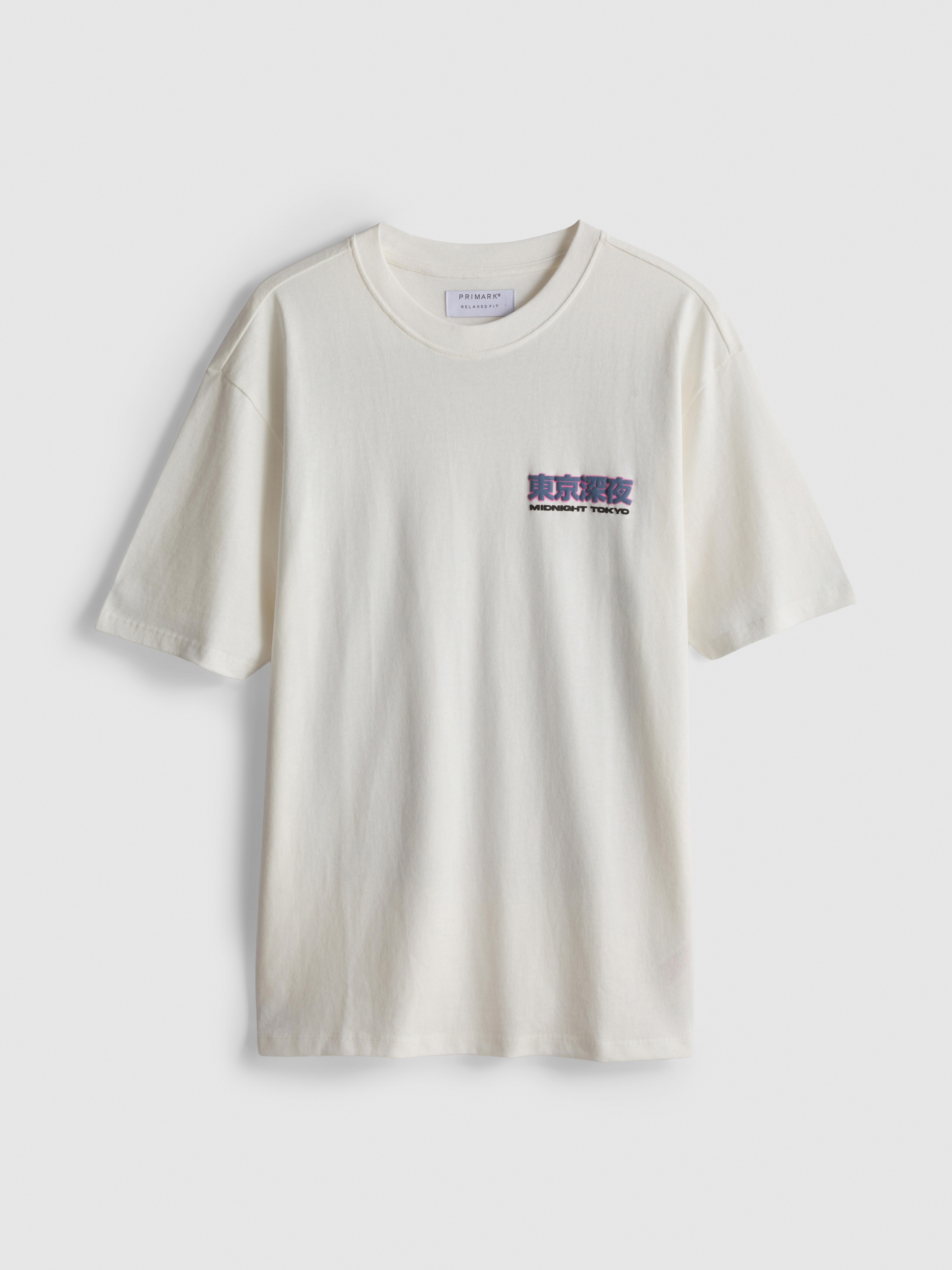 Midnight Tokyo Graphic T-Shirt - White
