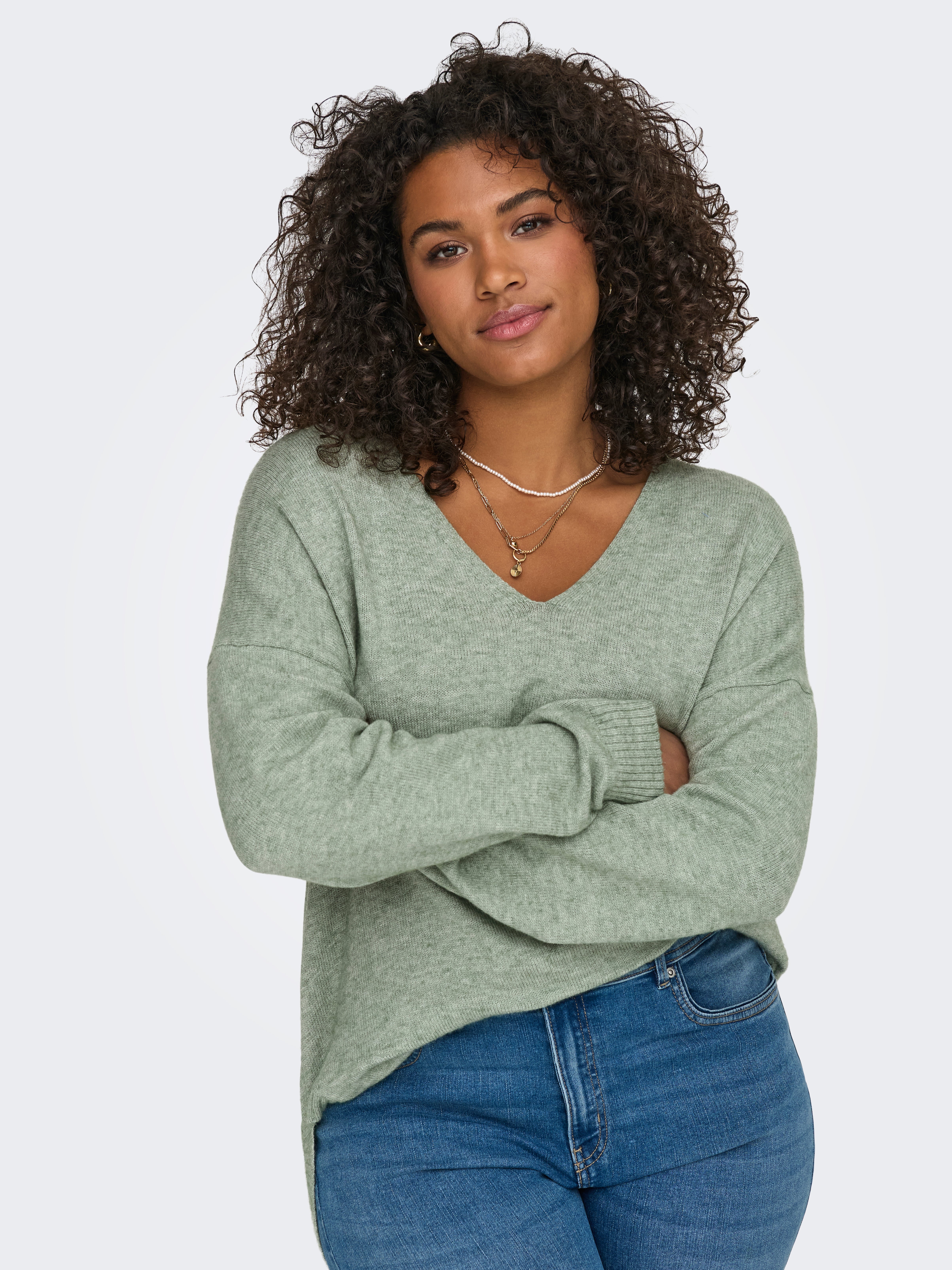 CARMARGARETA Knitted pullover Basil