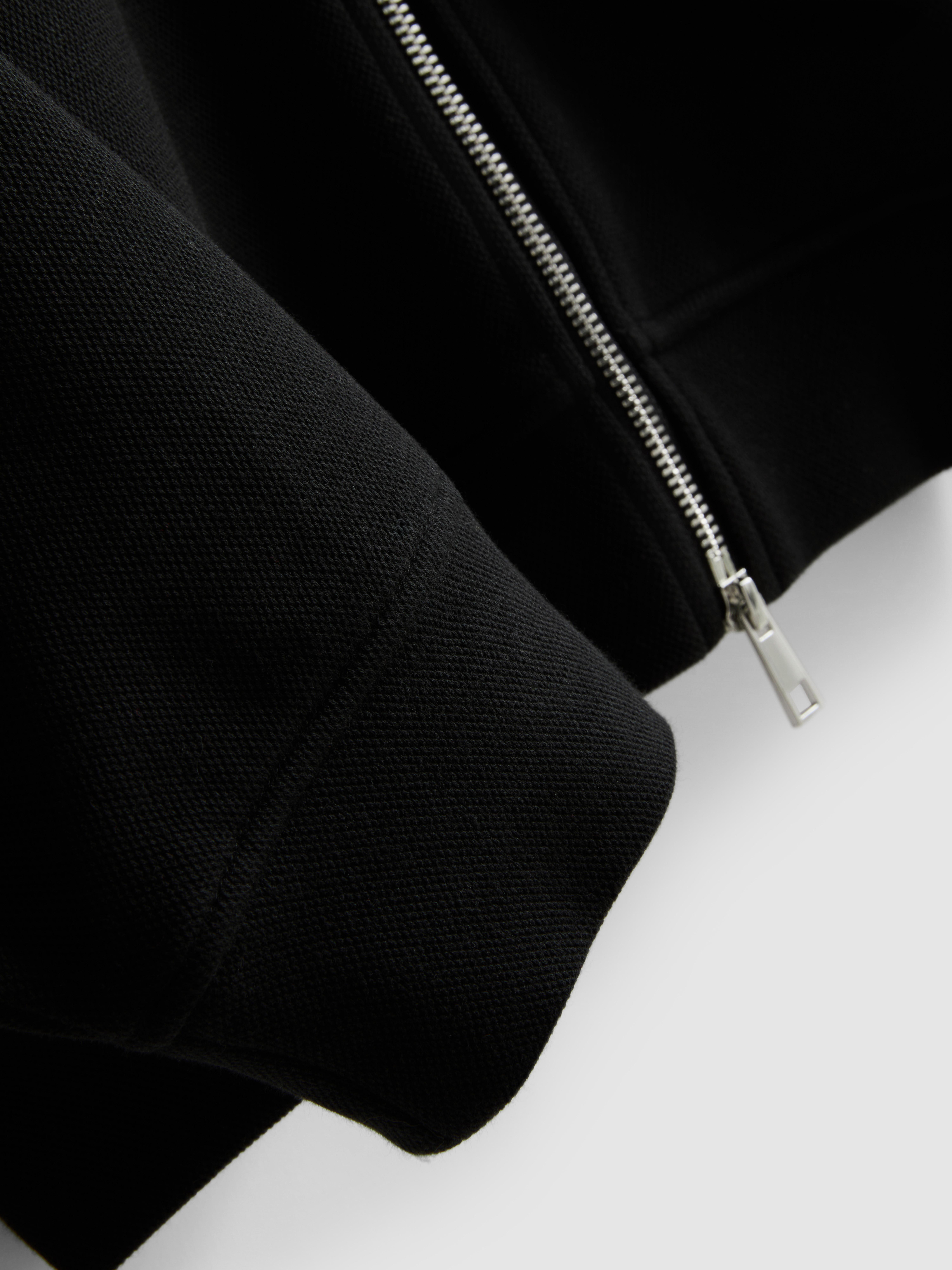 The Edit Zip-Up Hoodie - Black