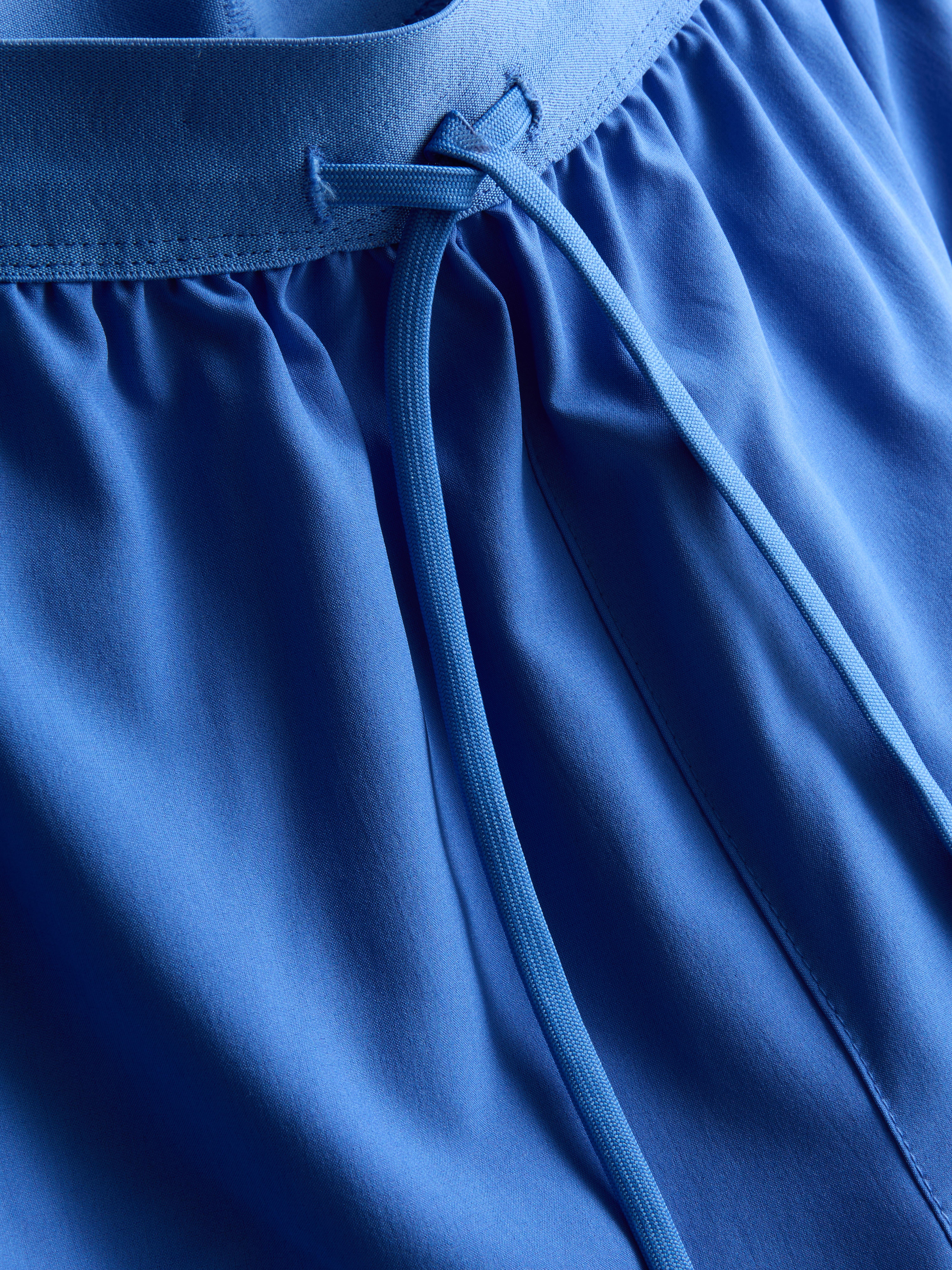Drawstring Running Shorts - Bright Blue