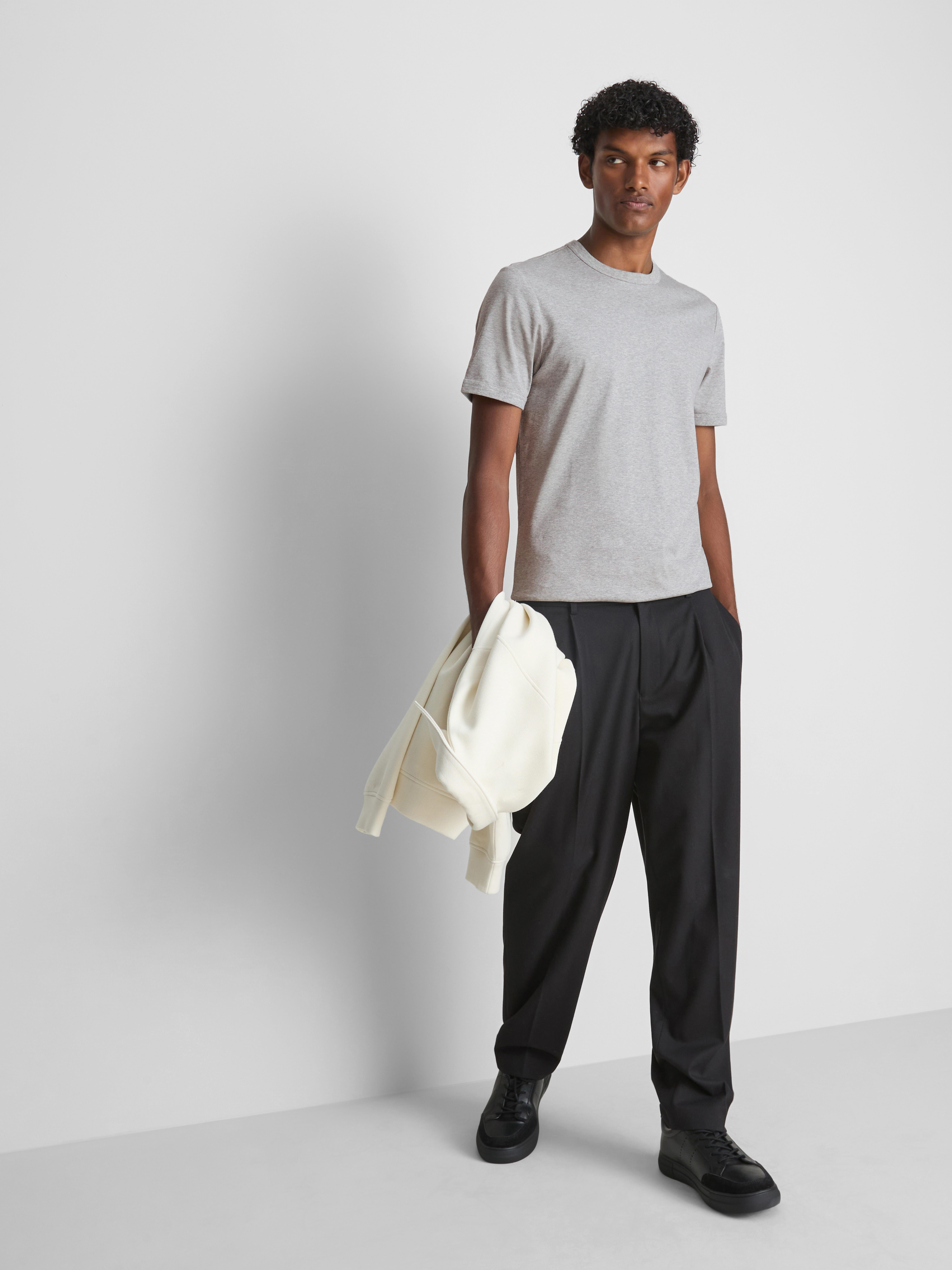 The Edit Slim-Fit Cotton T-Shirt - Gray Heather