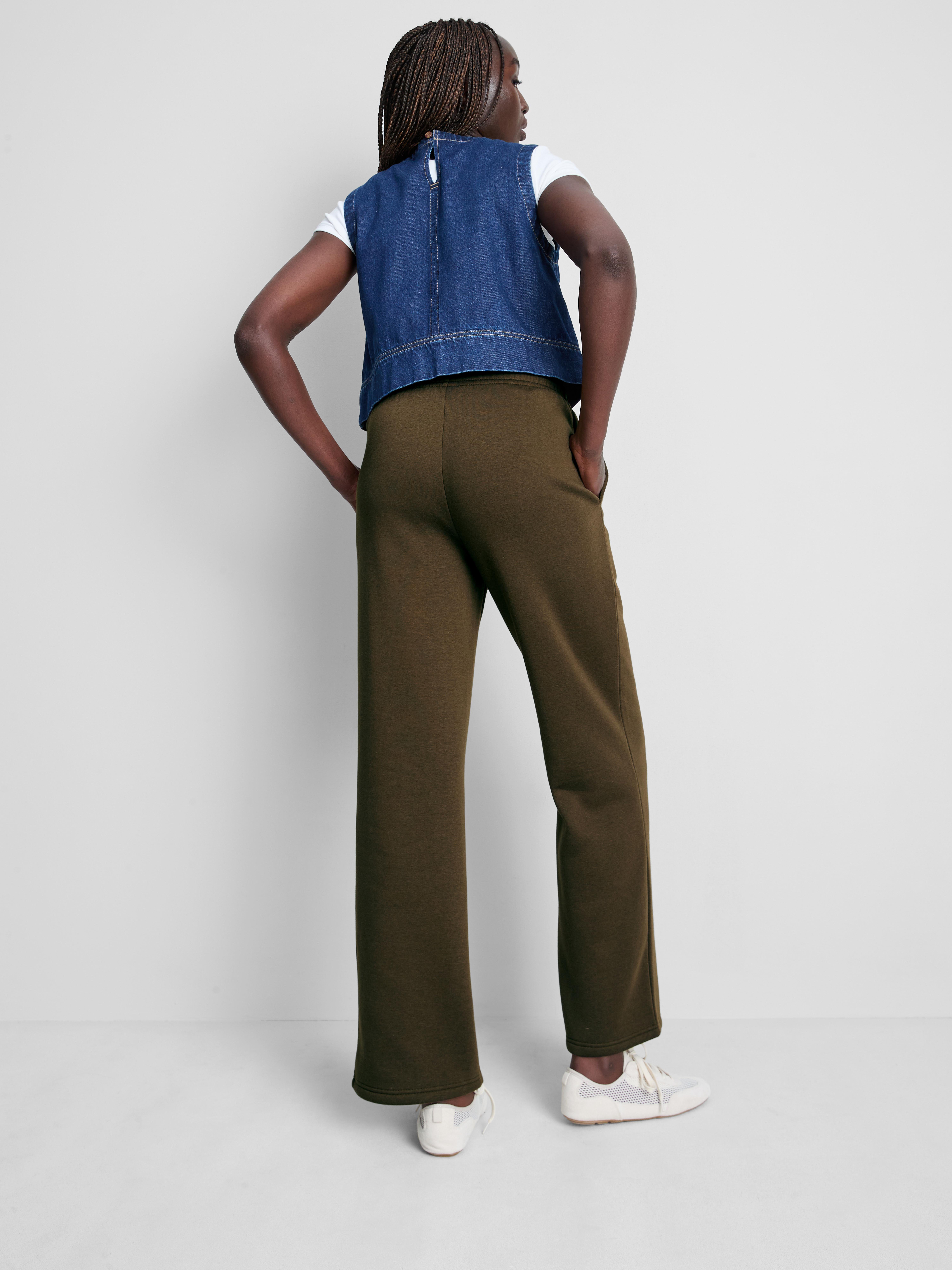 Cotton-Blend Straight-Leg Joggers - Olive