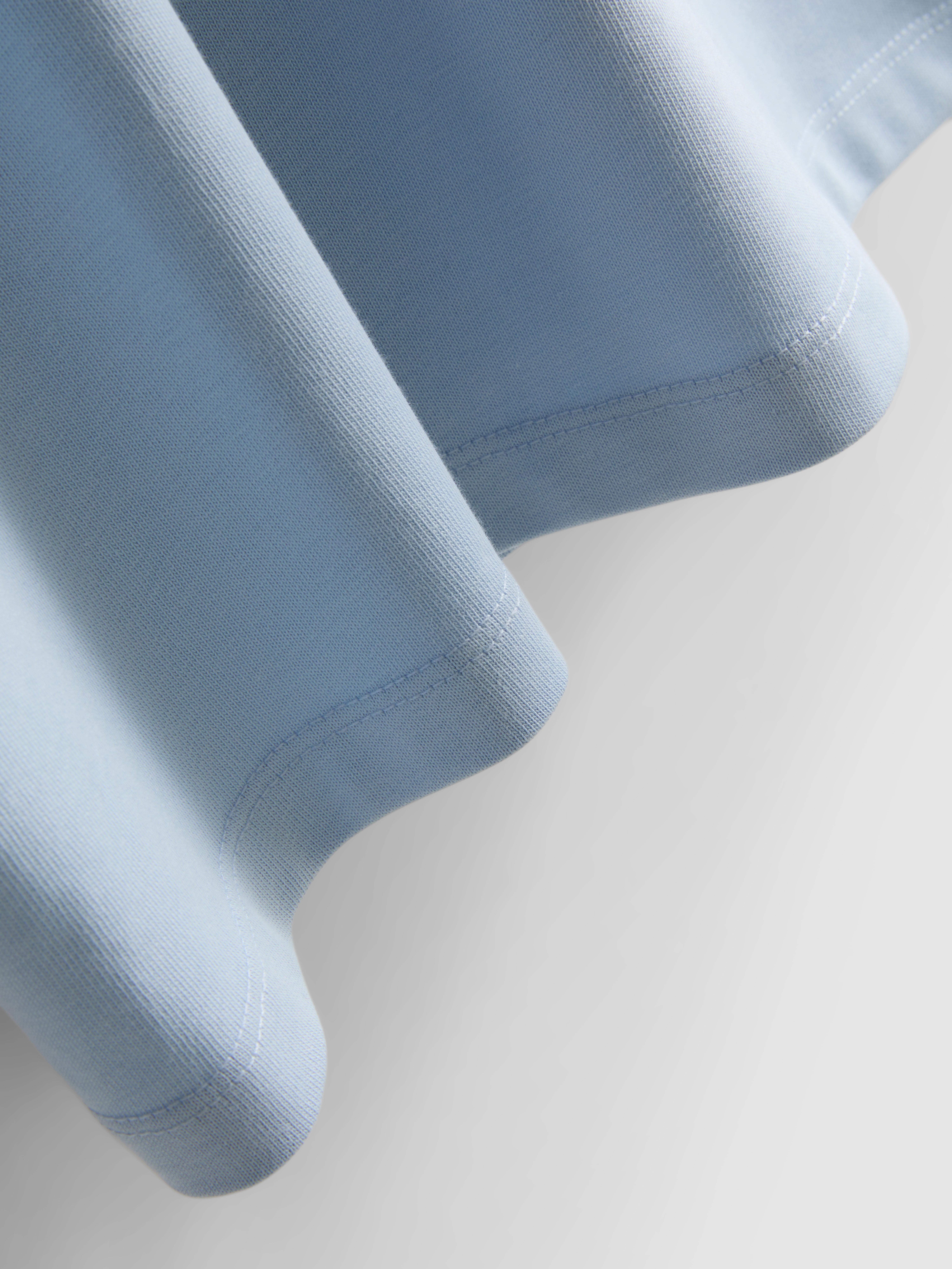 Rome Slogan T-Shirt - Light Blue