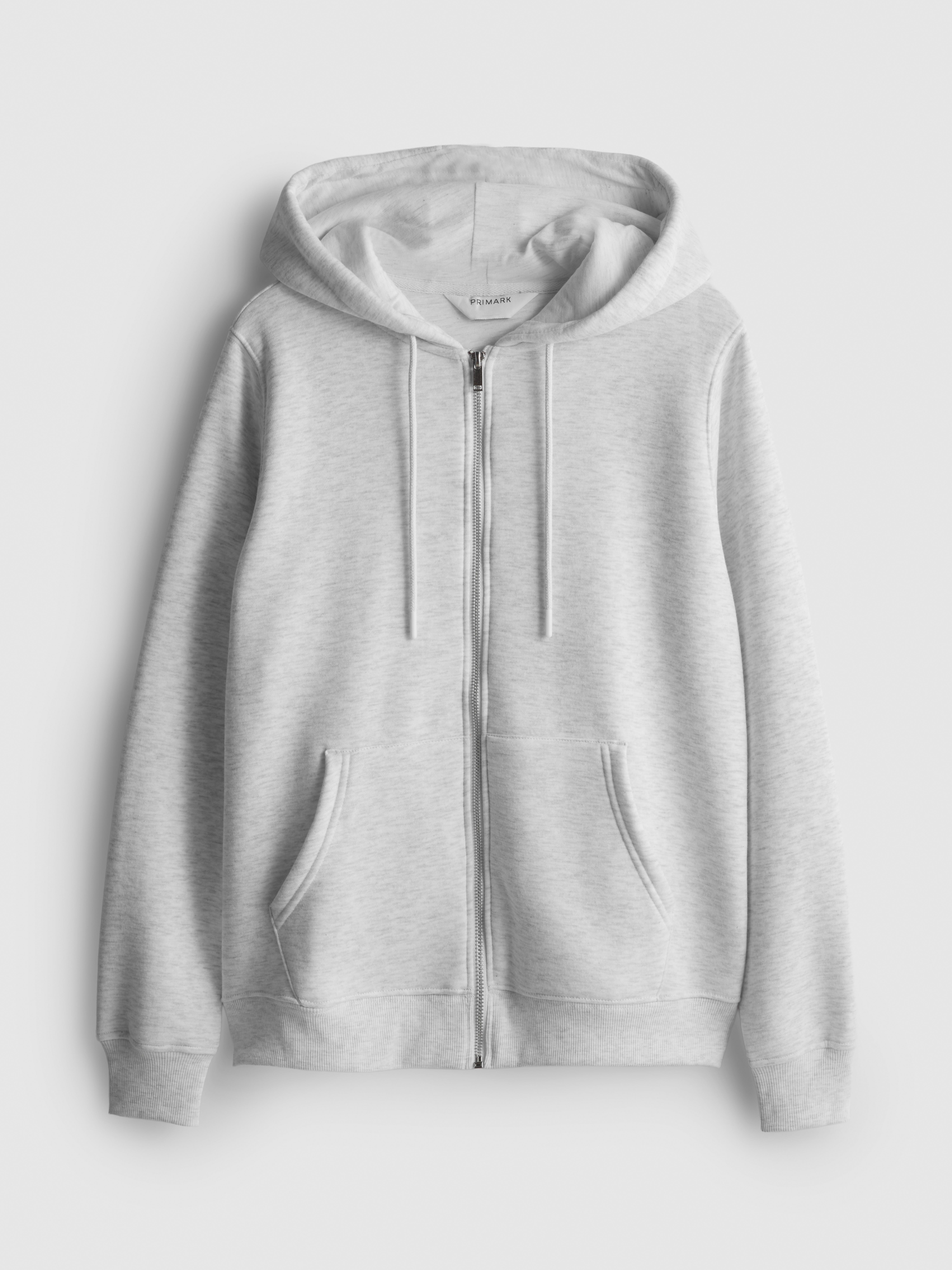 Essential Zip Through Hoodie - Gray Heather