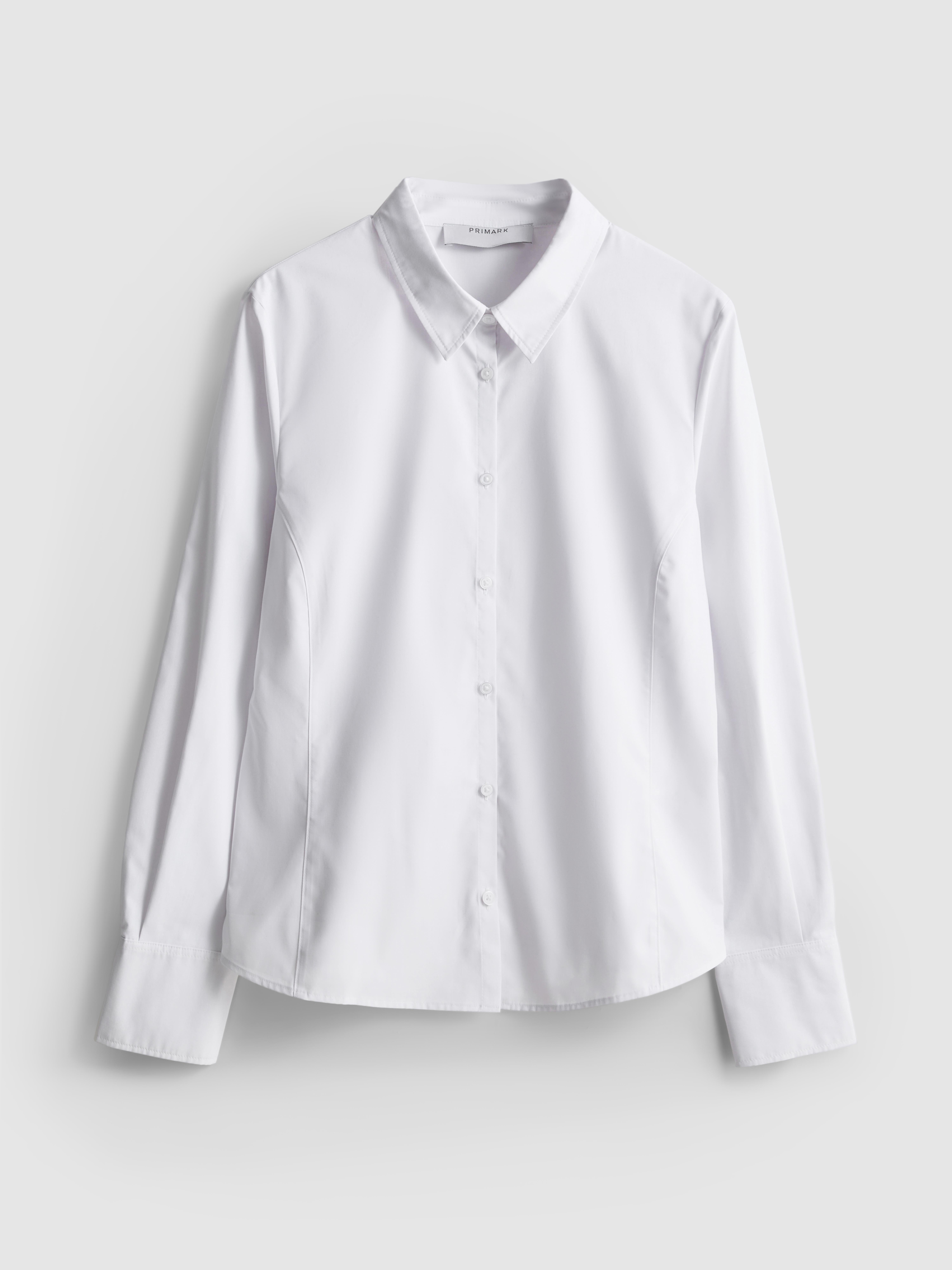 Long Sleeve Workwear Shirt - White