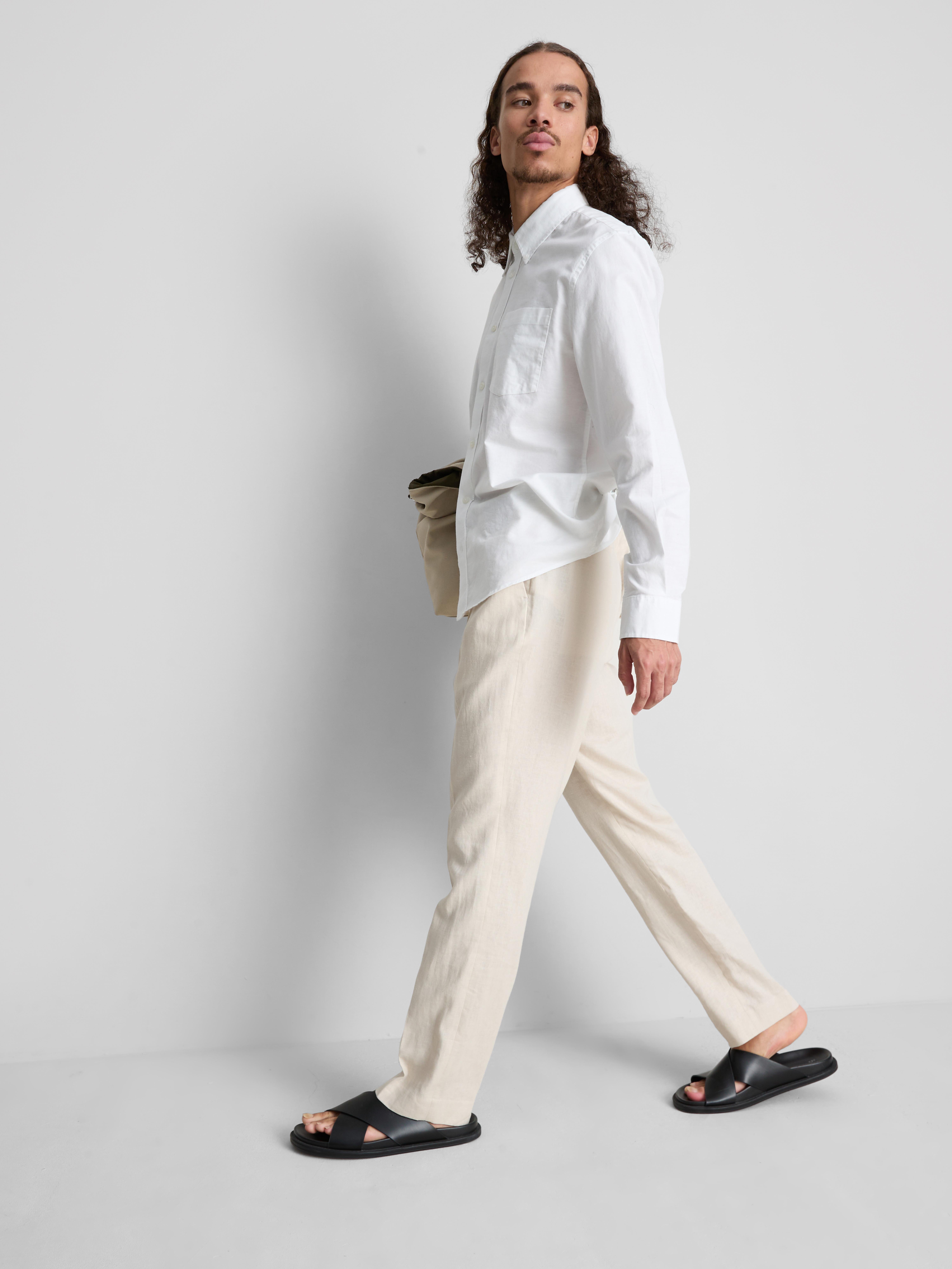 Pure Cotton Regular Fit Oxford Shirt - White