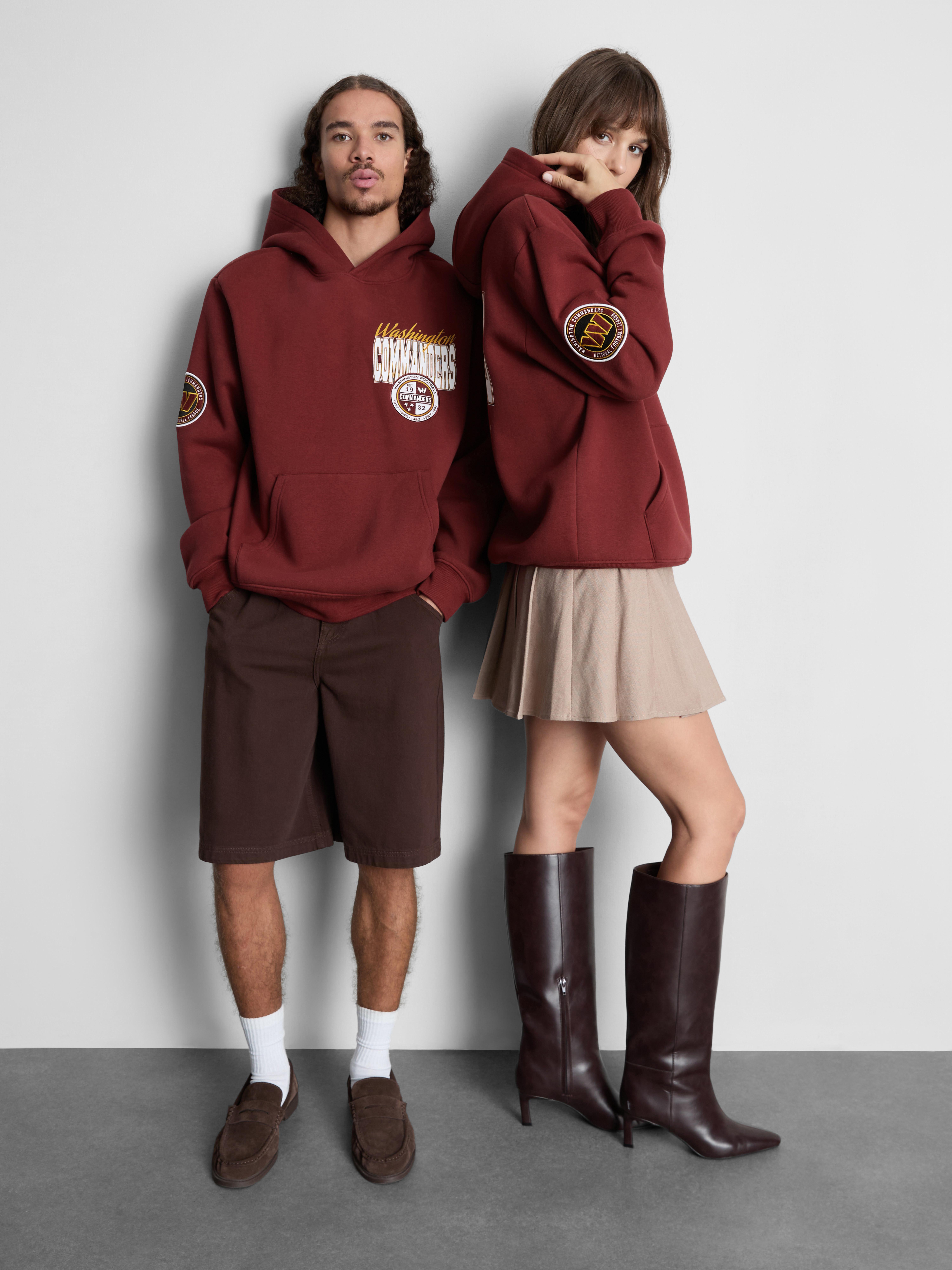 NFL Washington Commanders Cotton-Rich Hoodie - Burgundy