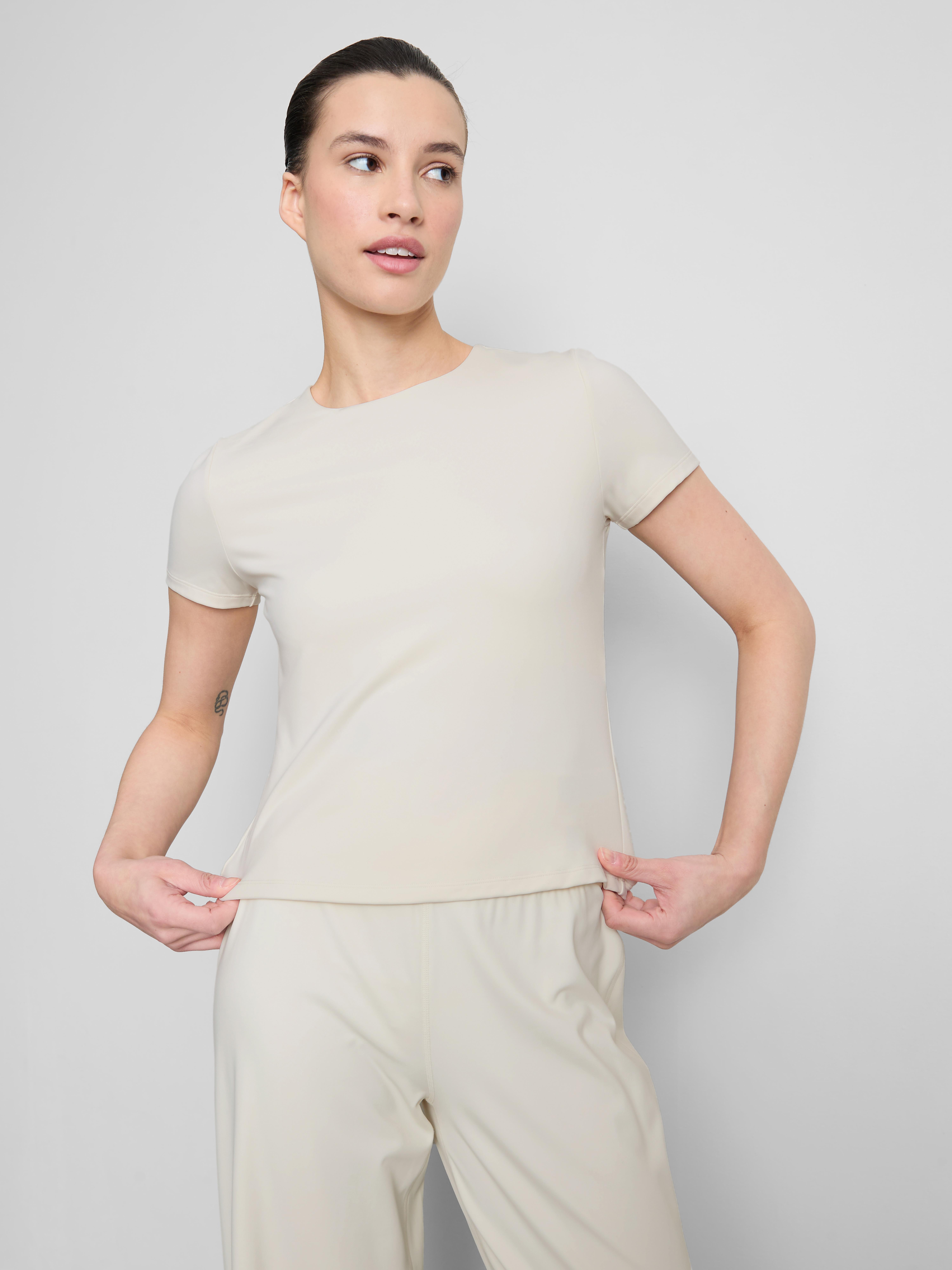 Buttery Soft Active Tee - Ivory