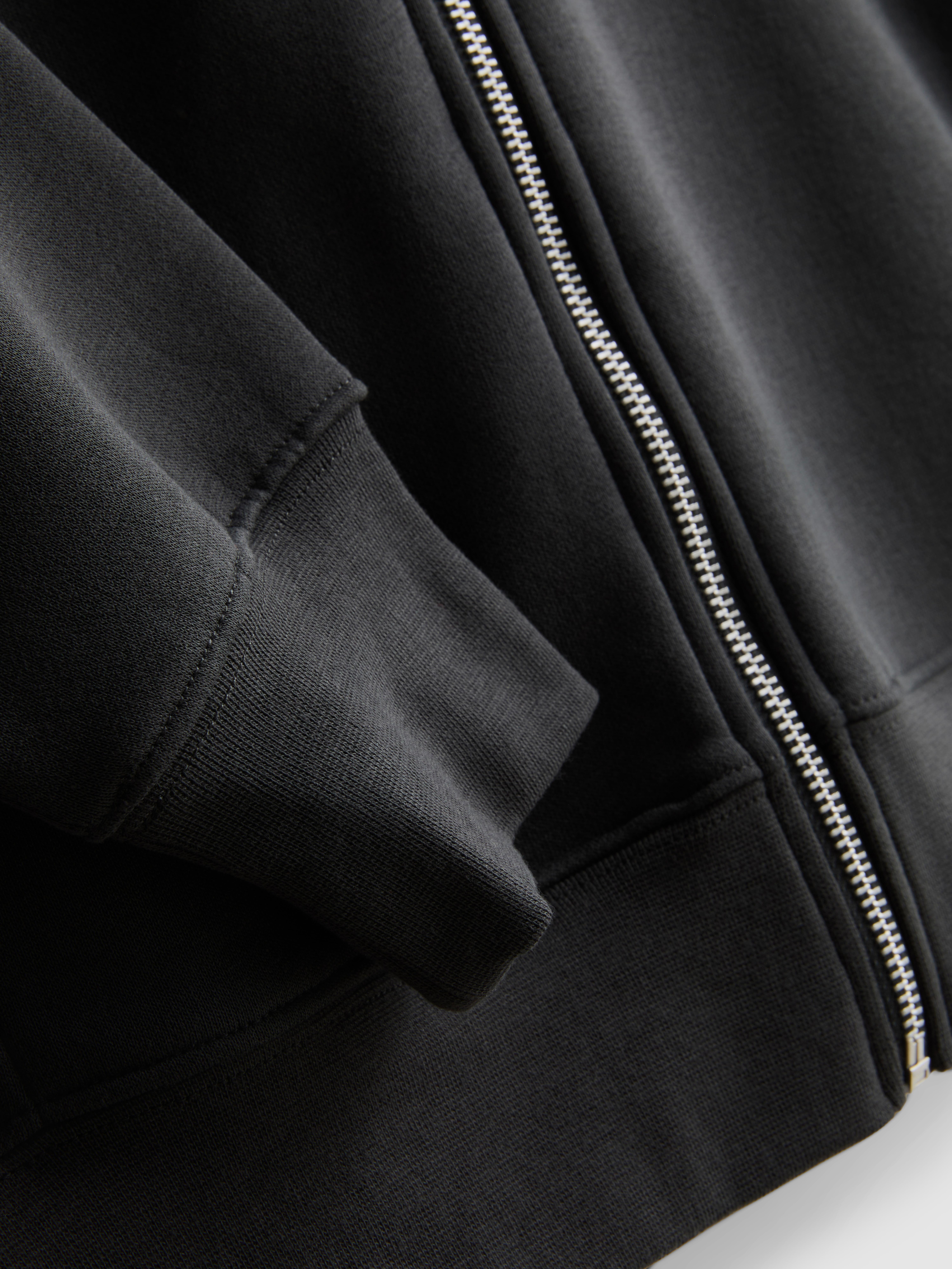 Zip Hoodie - Charcoal