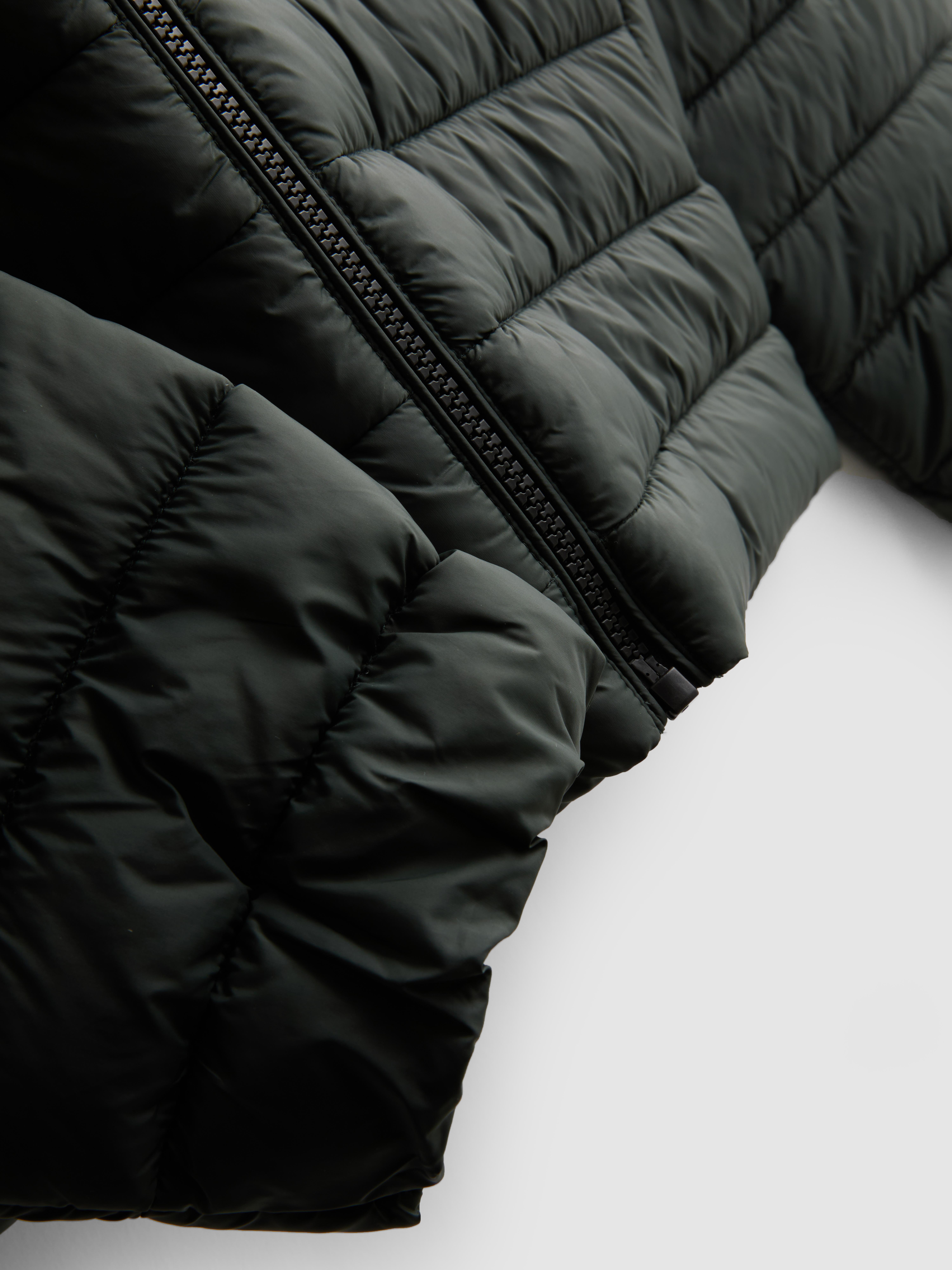 Padded Puffer Jacket - Green