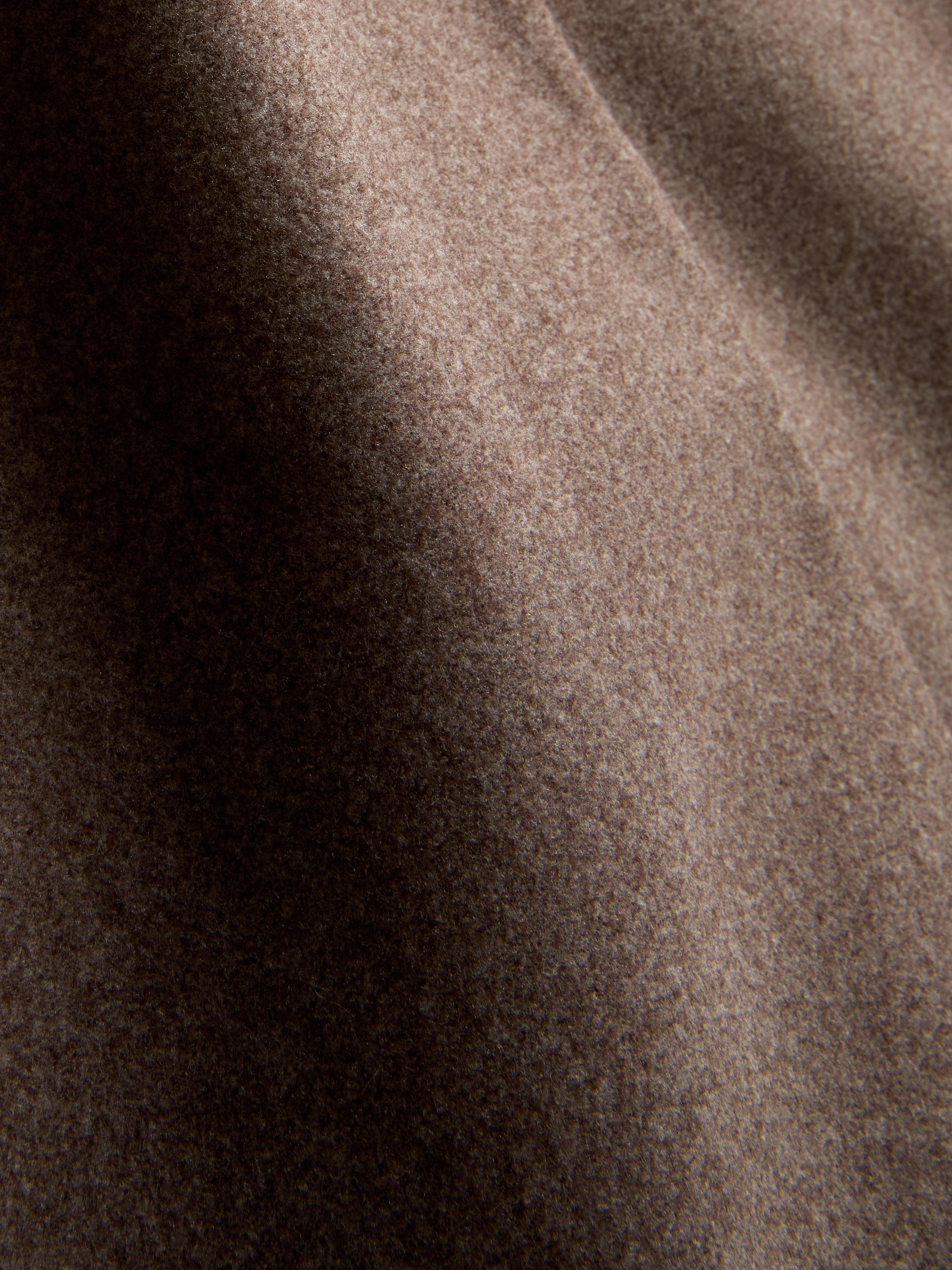 Single-Breasted Overcoat - Oatmeal