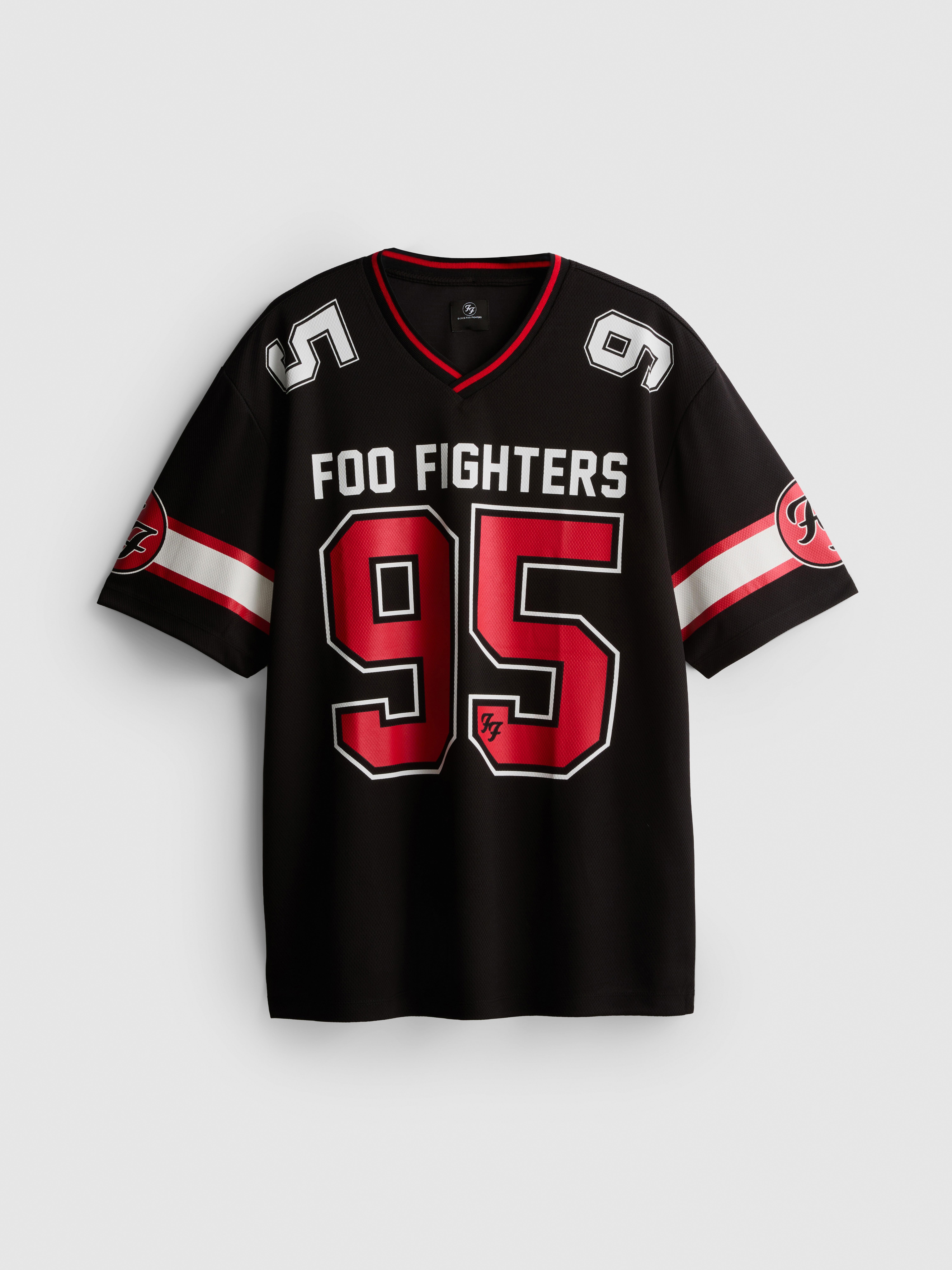 Foo Fighters Mesh Band T-Shirt - Black