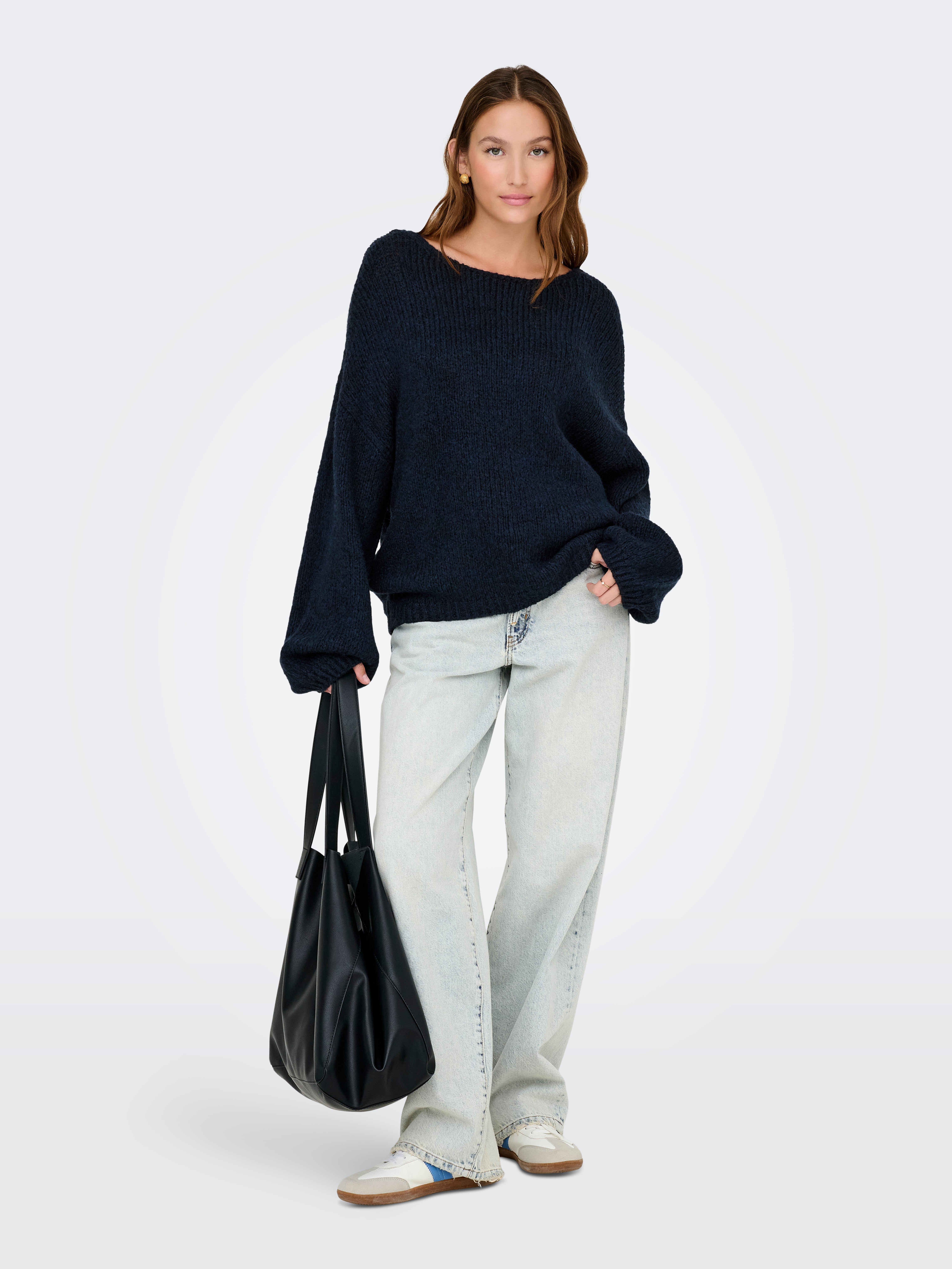 JDYDINEA Knitted pullover Total Eclipse