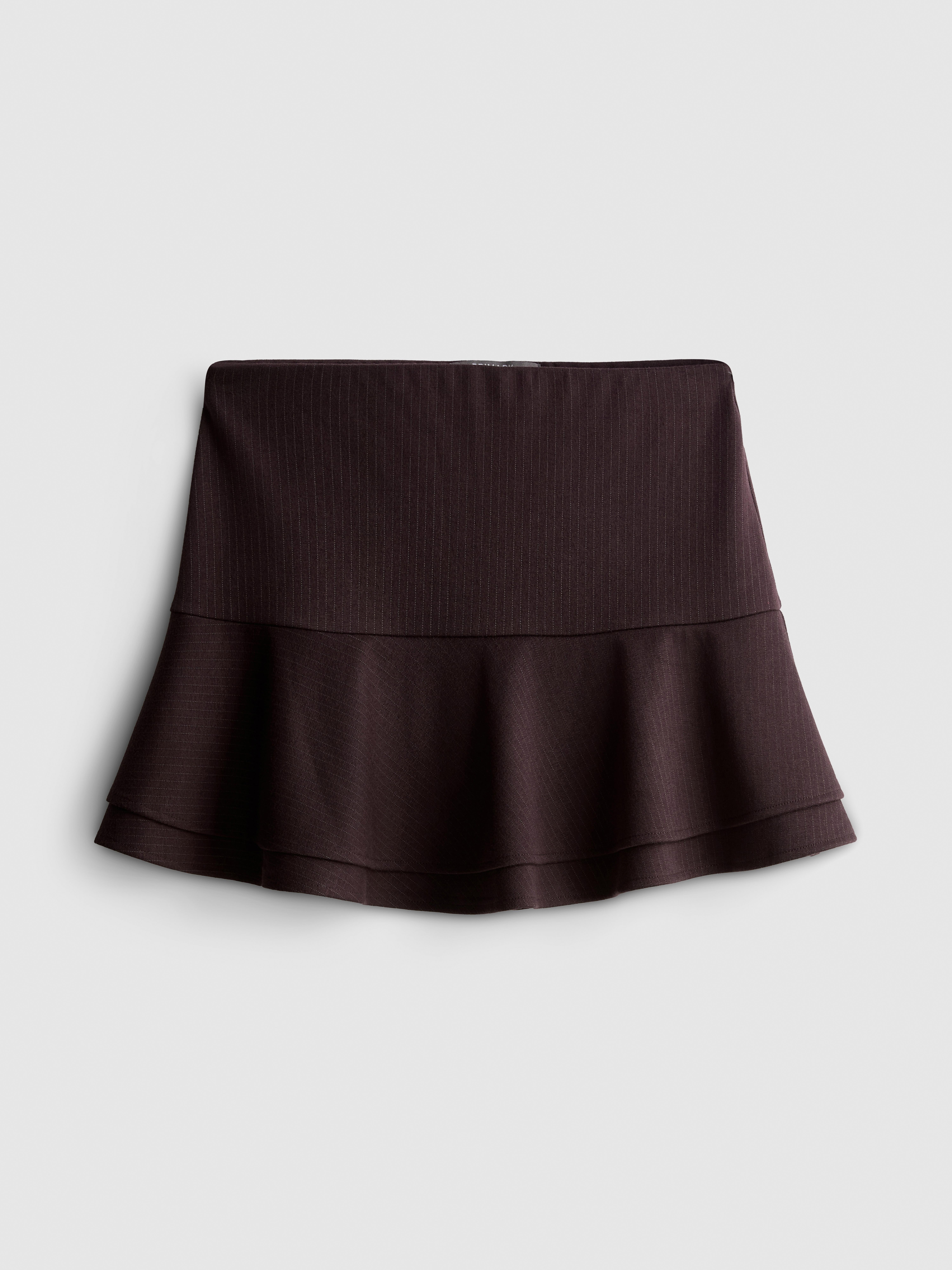 Jersey Mini Rara Skirt - Plum