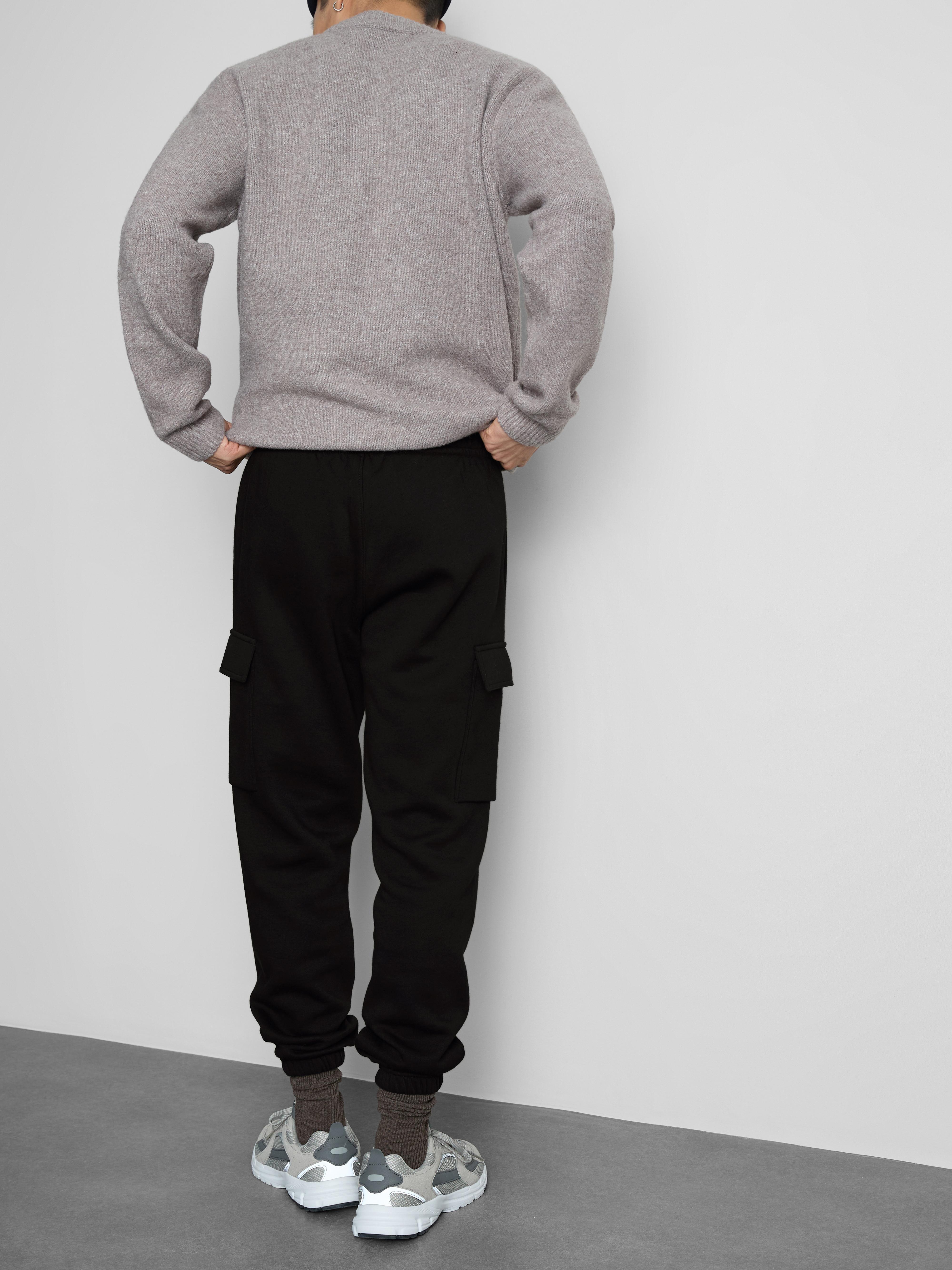 Essential Cargo Joggers - Black