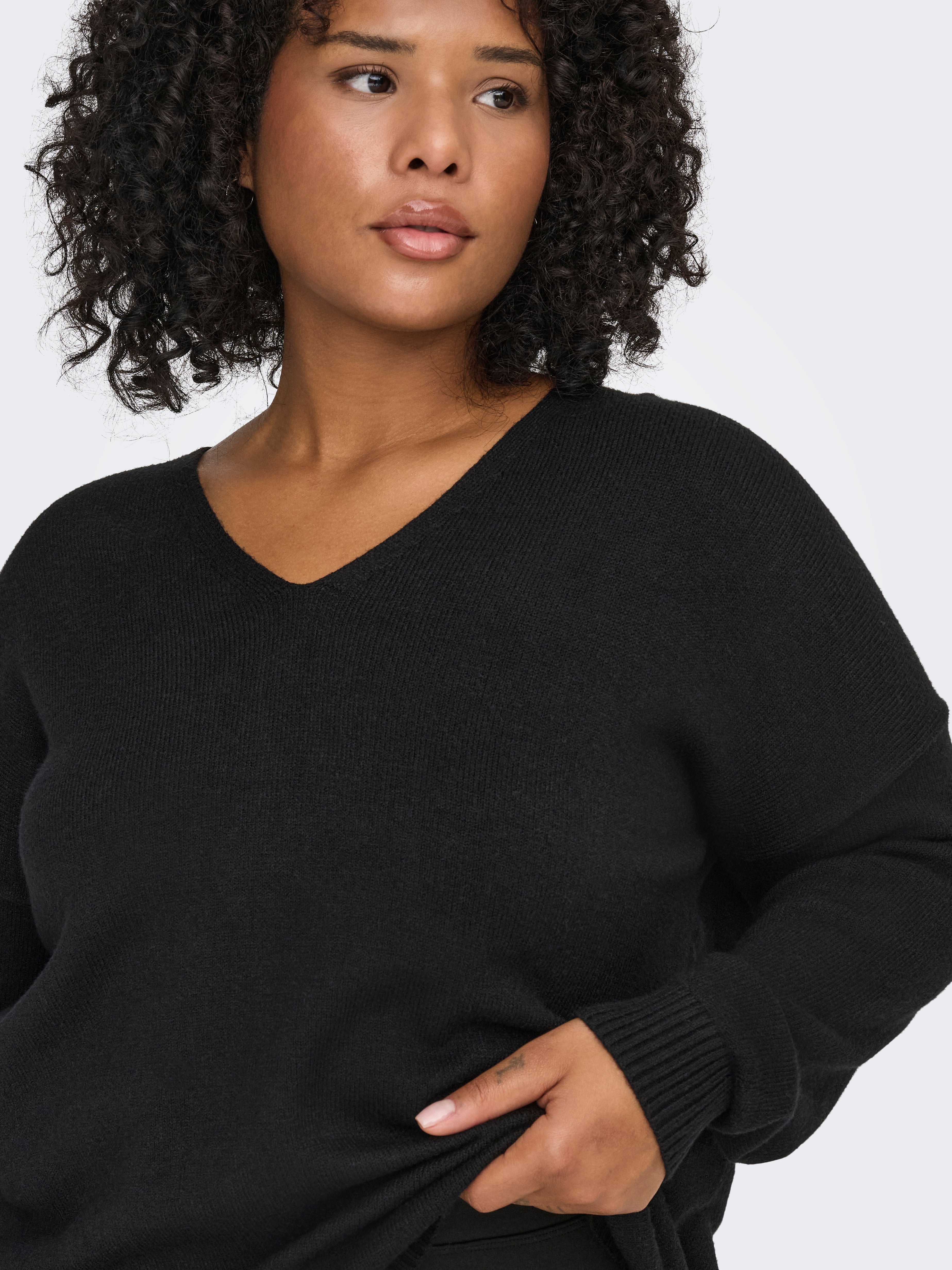 CARMARGARETA Knitted pullover Black