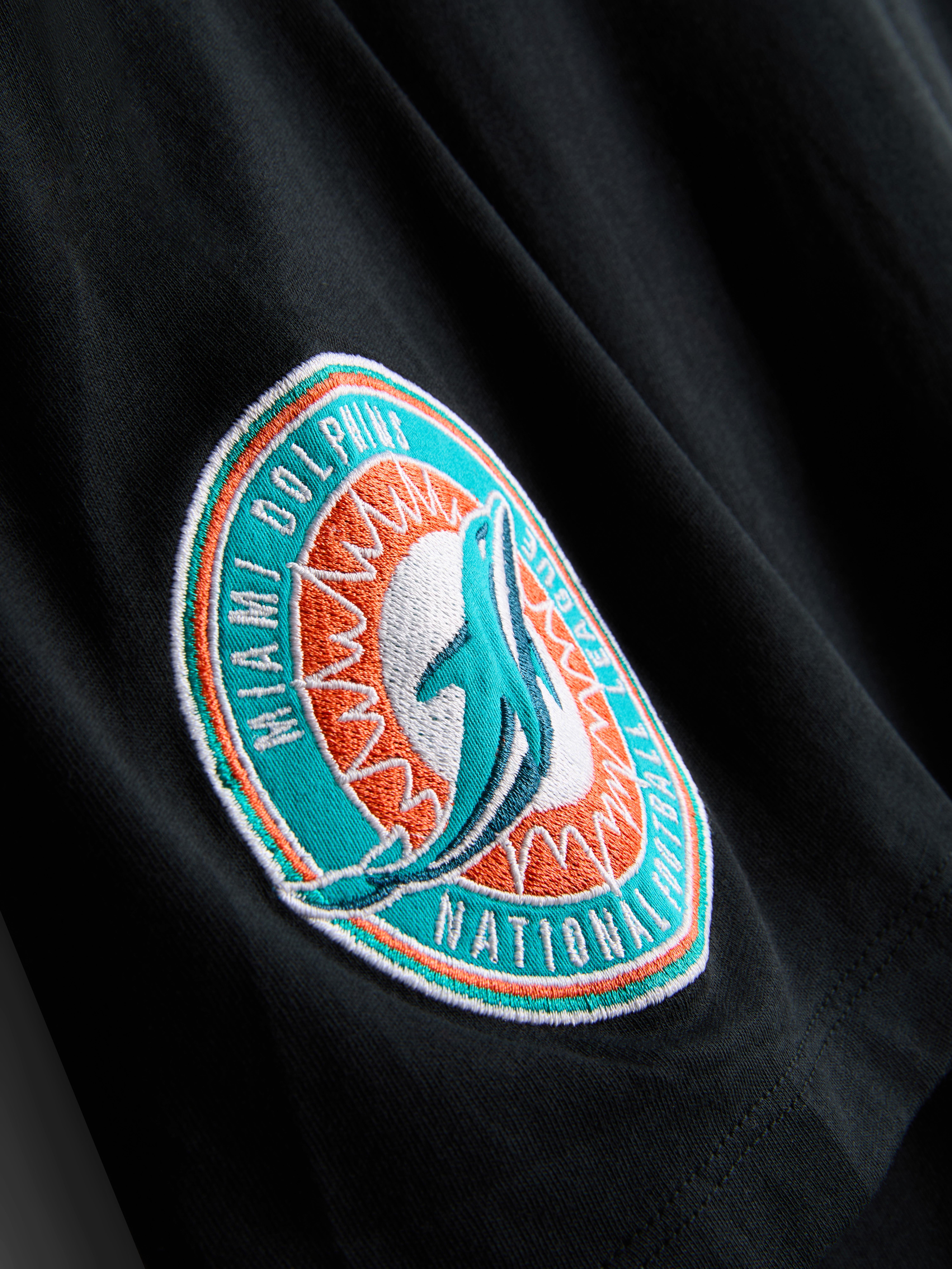 NFL Miami Dolphins Pure Cotton Graphic T-Shirt - Black