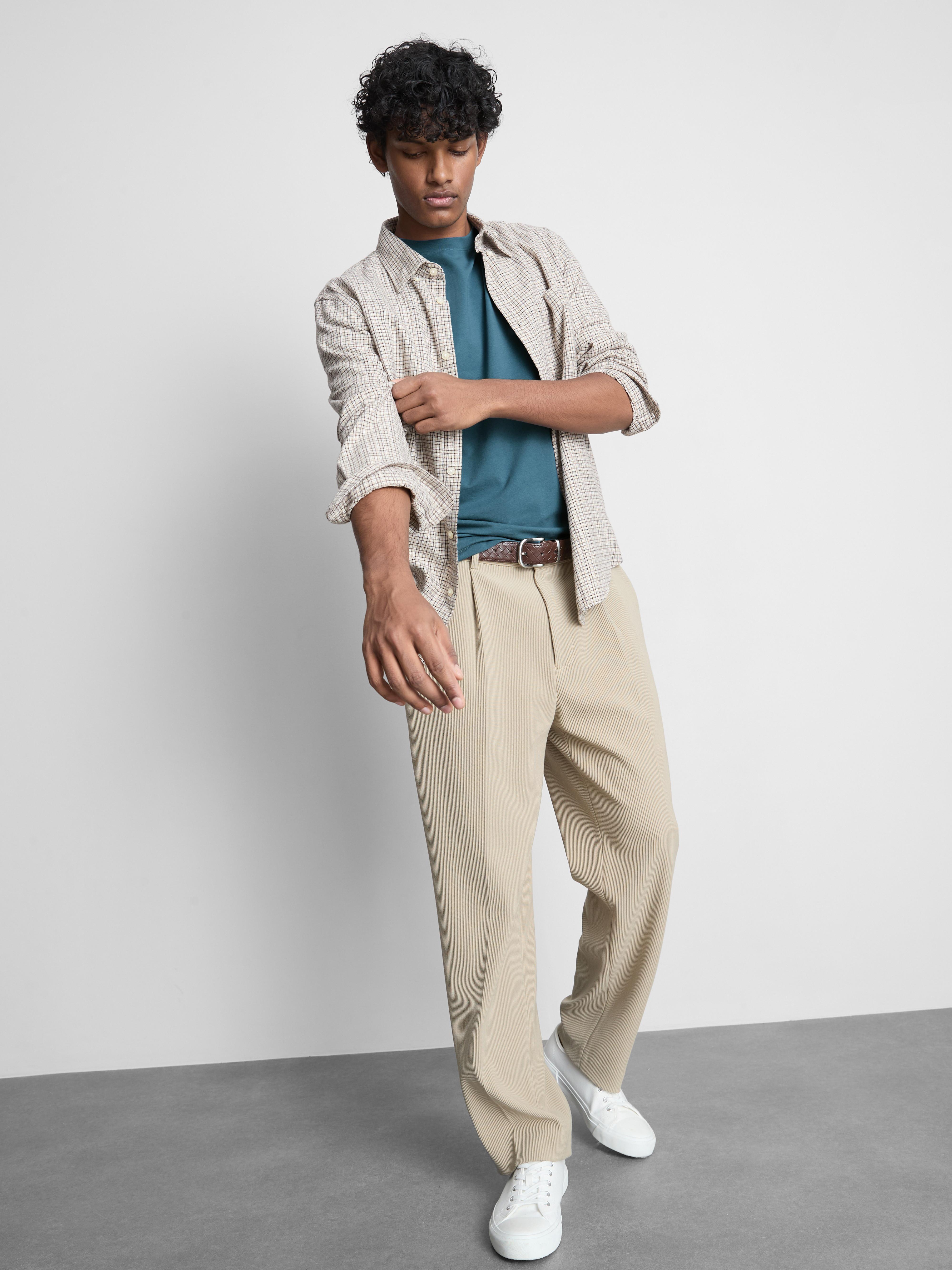 Slim-Fit Stretch T-Shirt - Teal