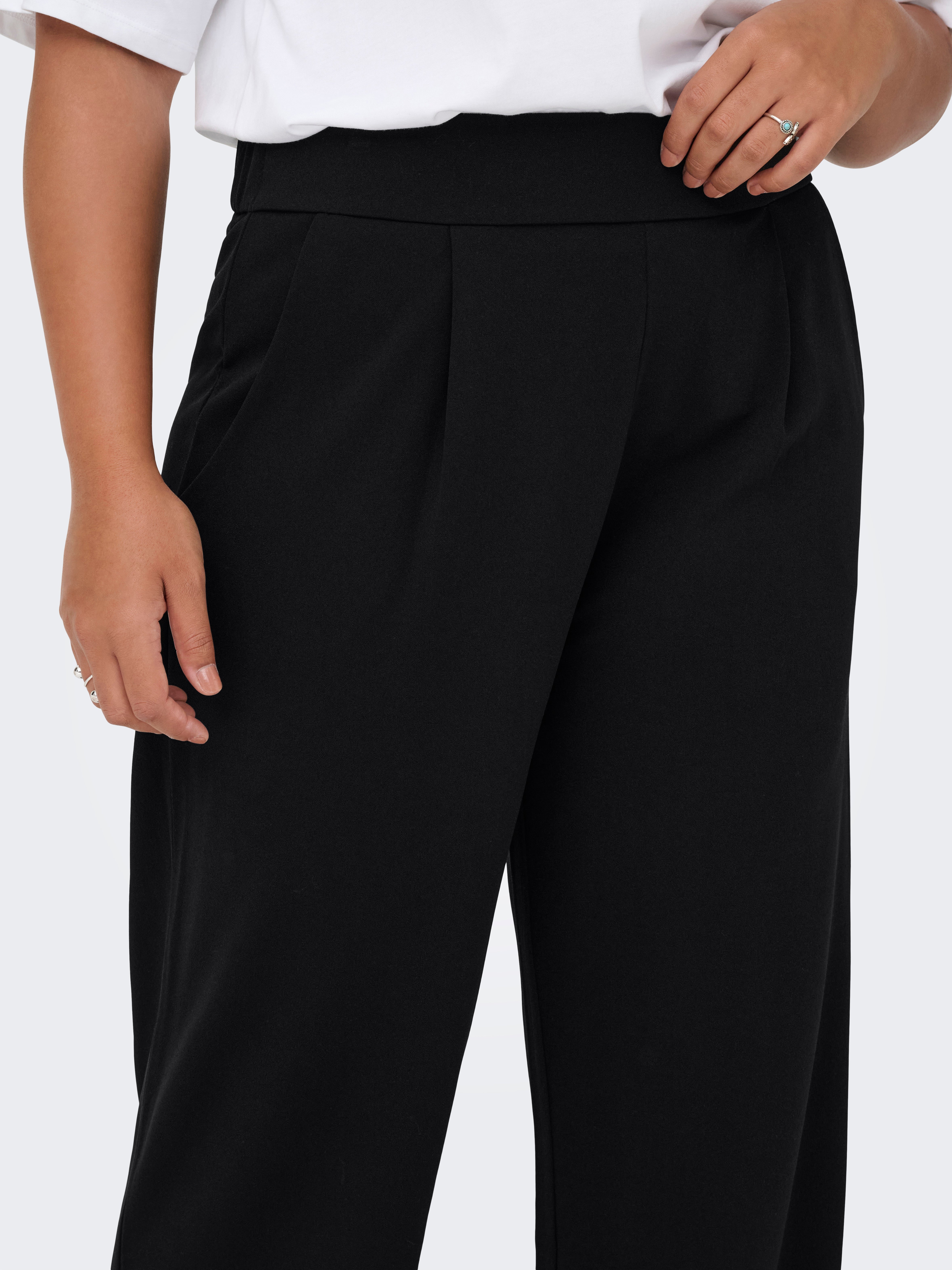 CARSTILLA Straight Fit Trousers Black