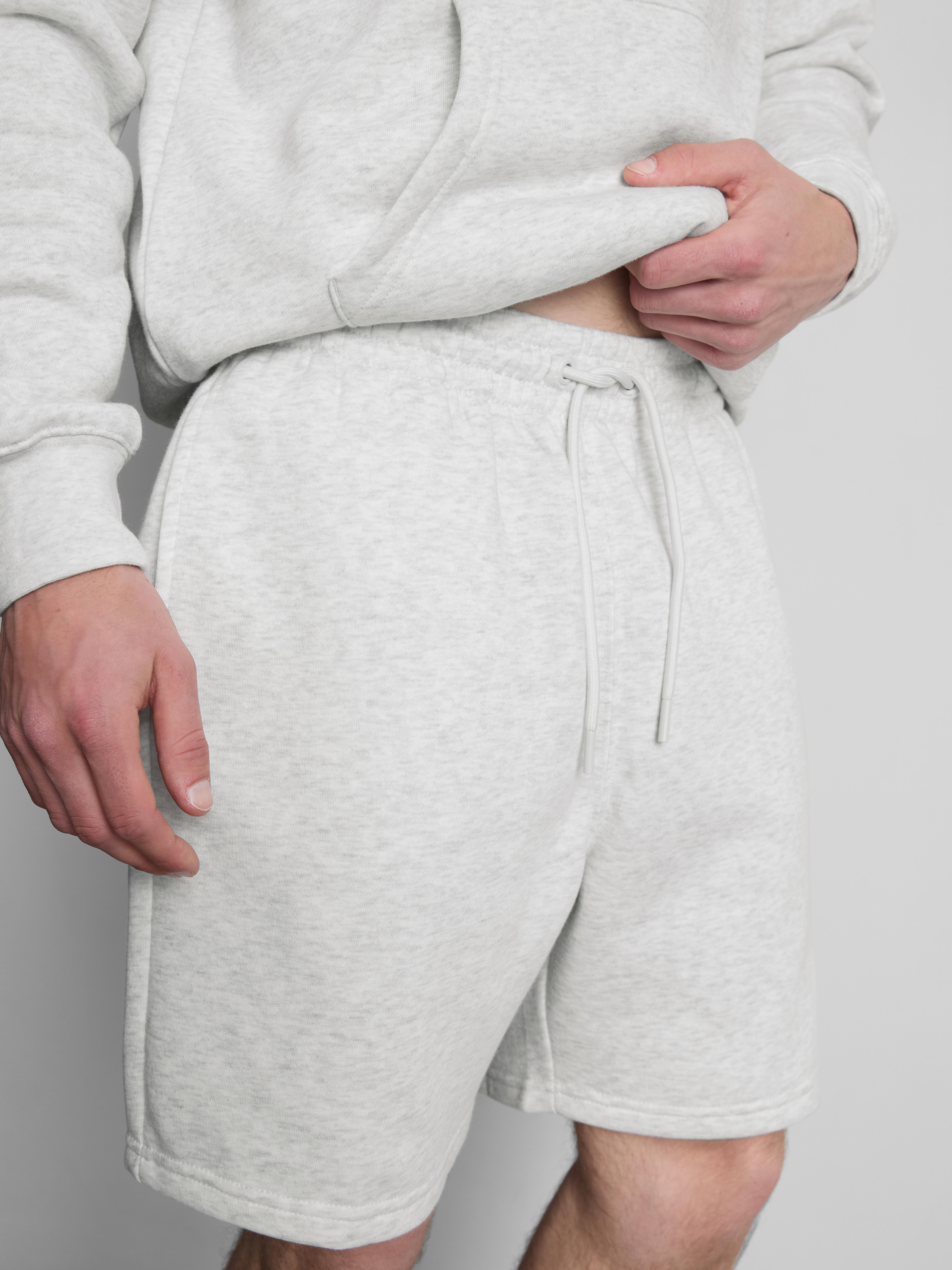 Drawstring Shorts - Gray Heather