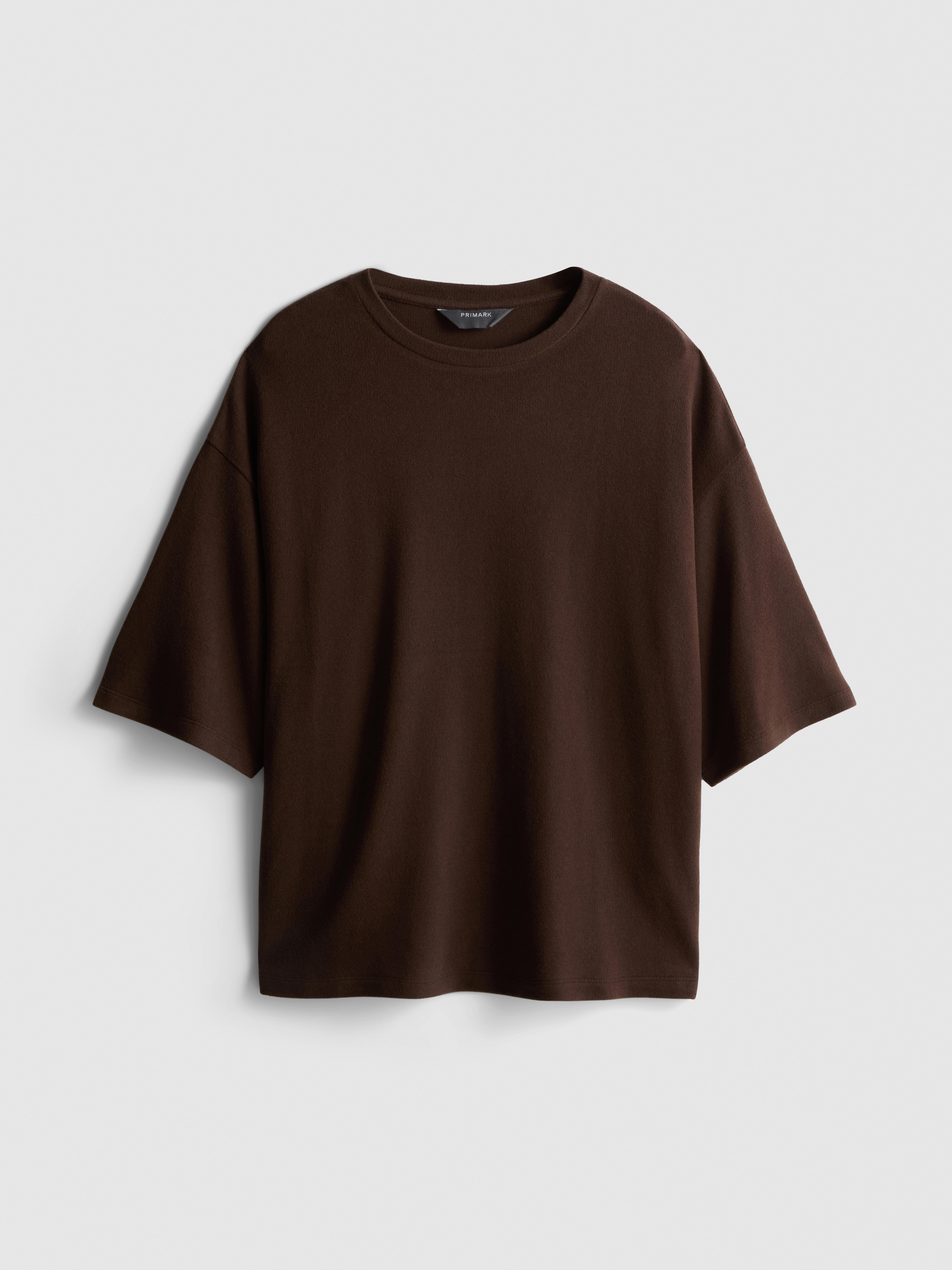 Cozy Oversized Tee - Chocolate