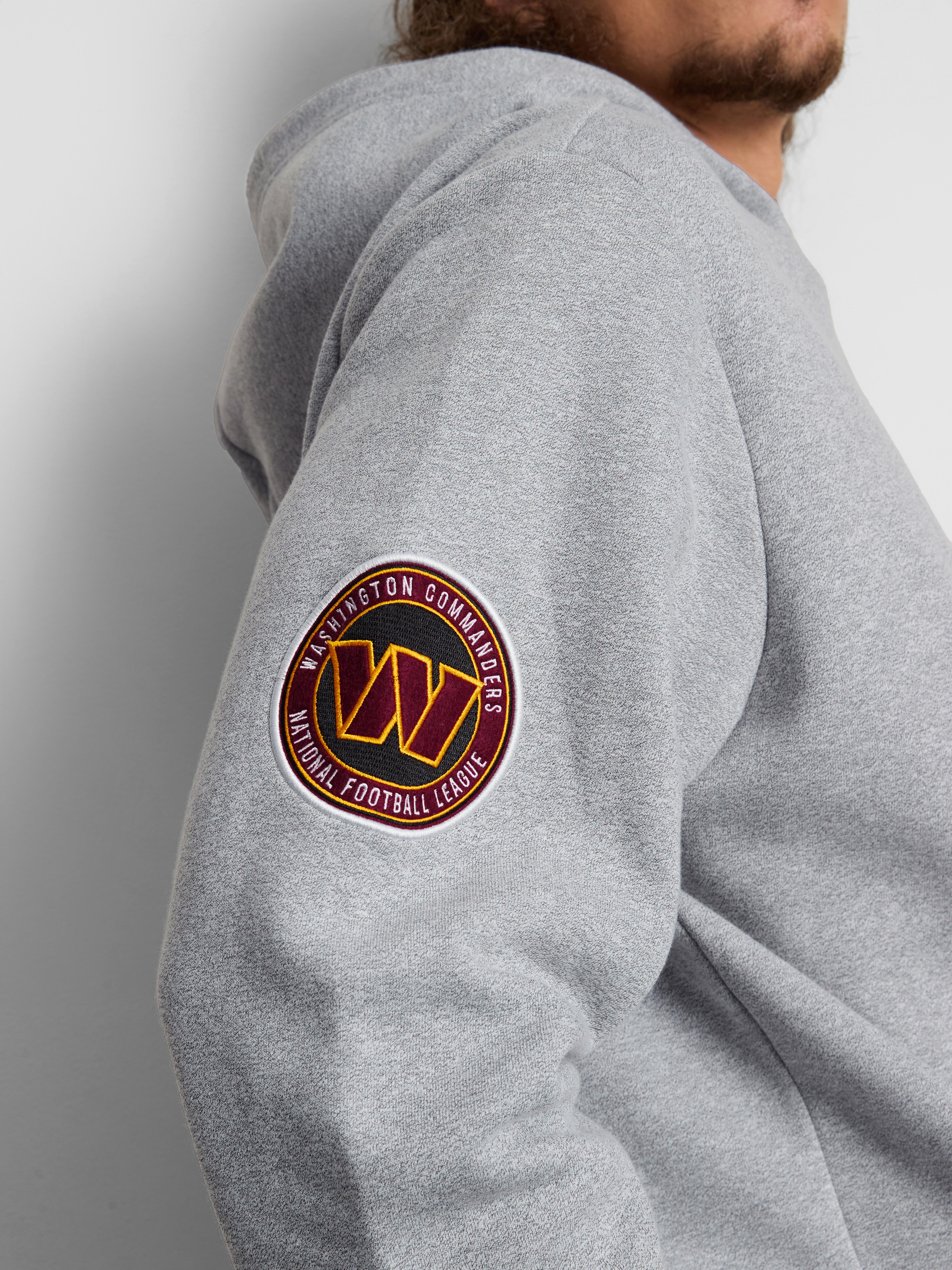 NFL Washington Commanders Cotton-Rich Hoodie - Gray