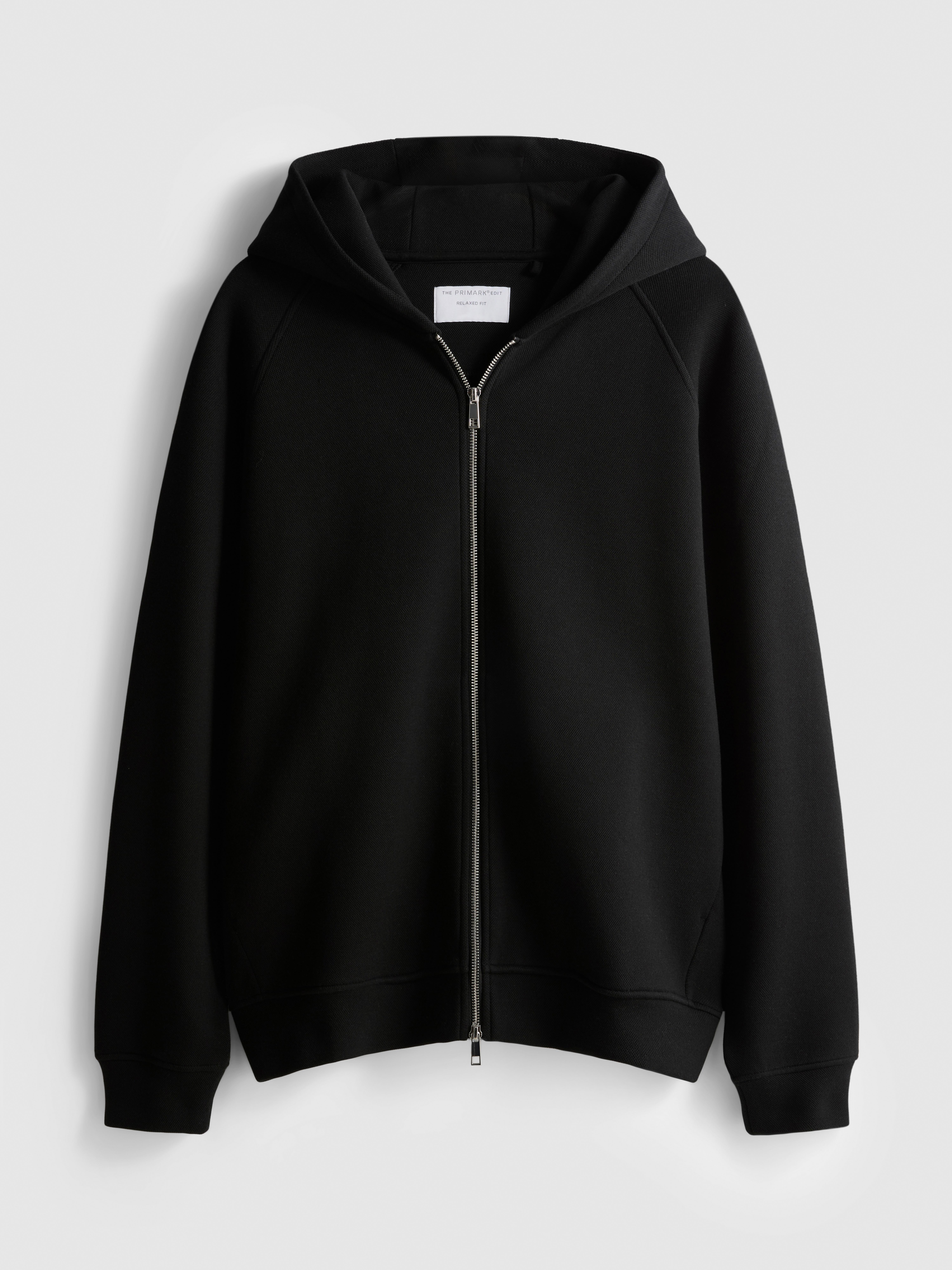 The Edit Zip-Up Hoodie - Black