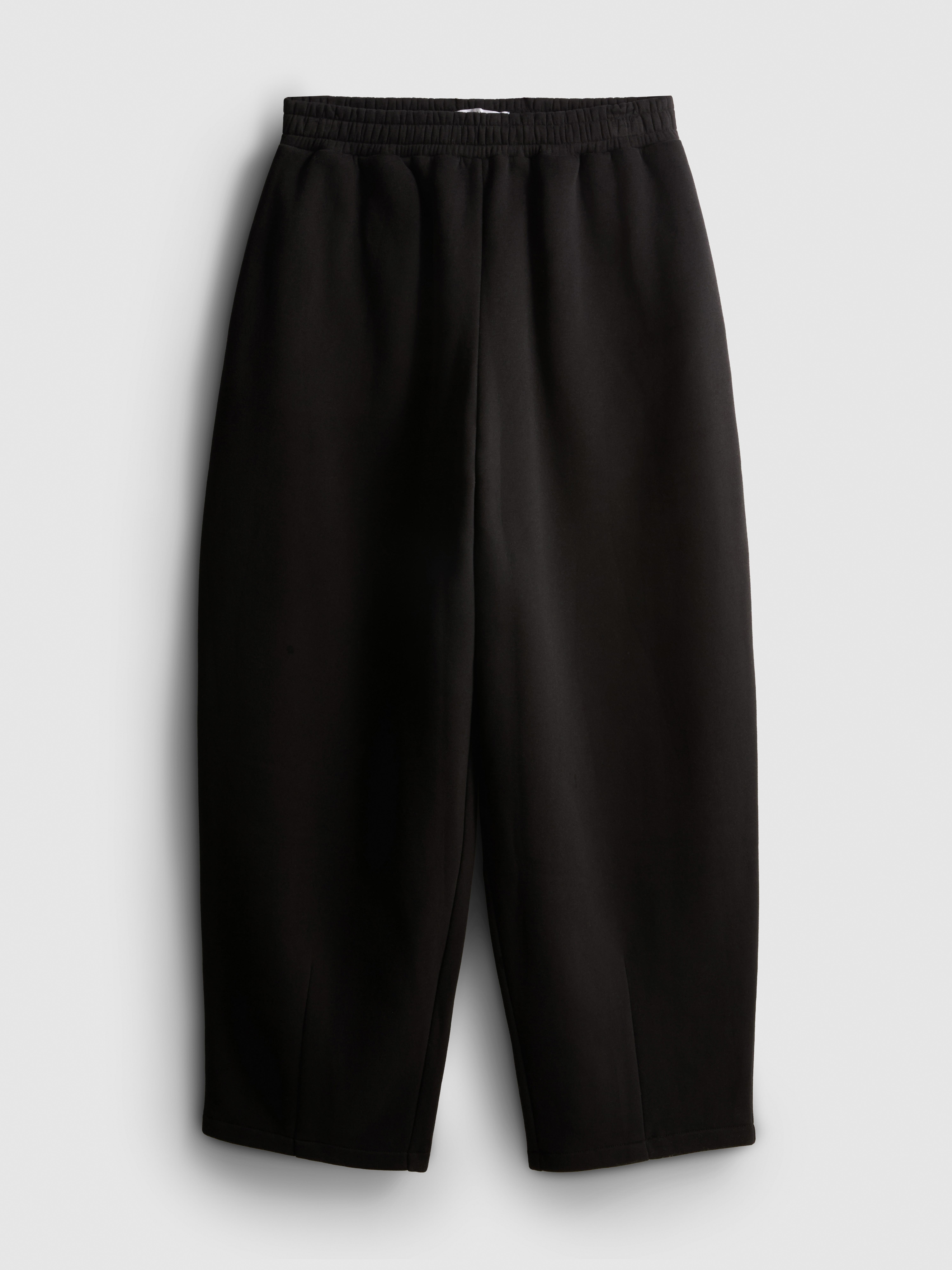 Cotton-Rich Balloon-Fit Joggers - Black