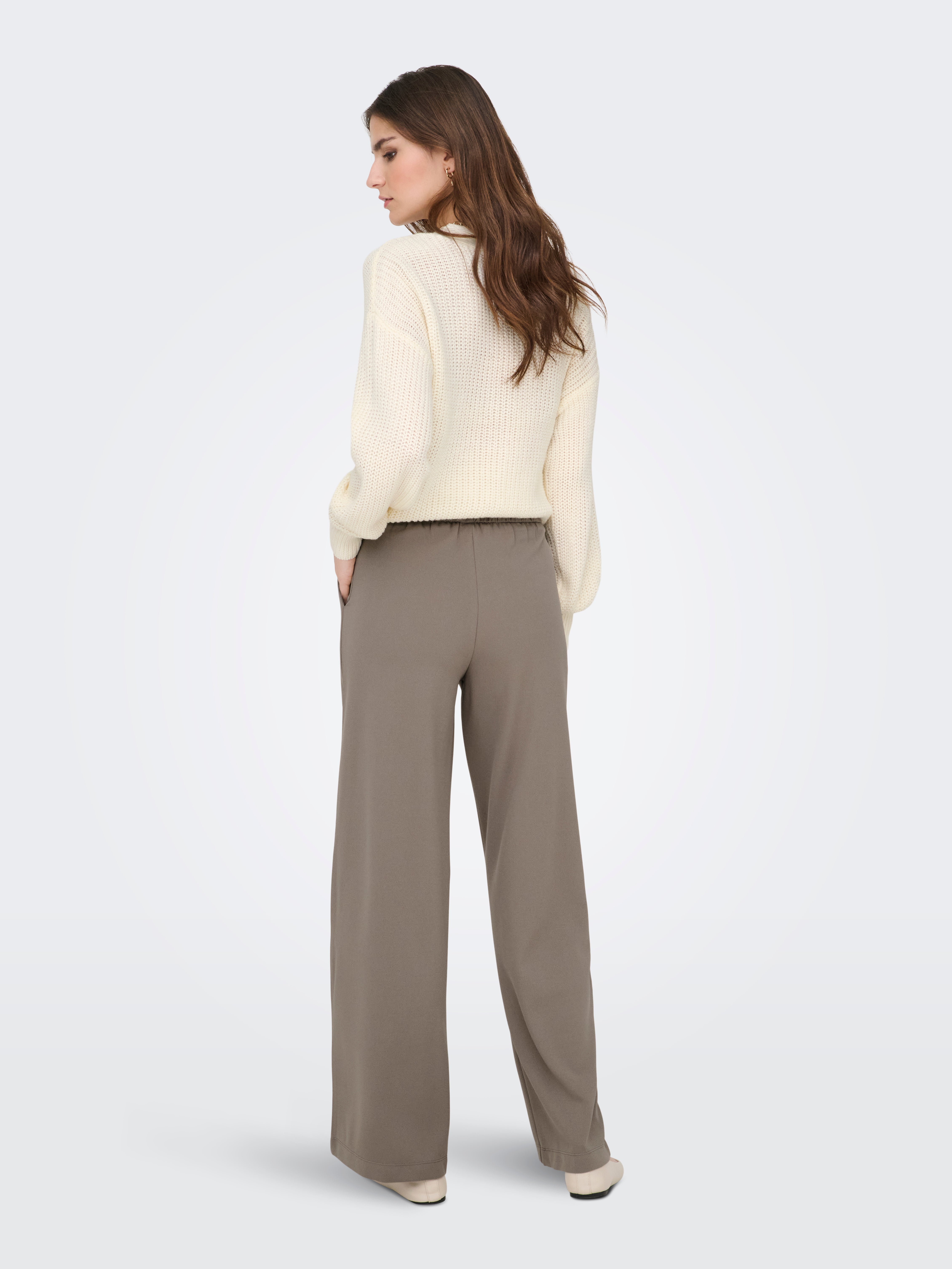 JDYGEGGO Wide Leg Fit Wide-leg trousers Driftwood