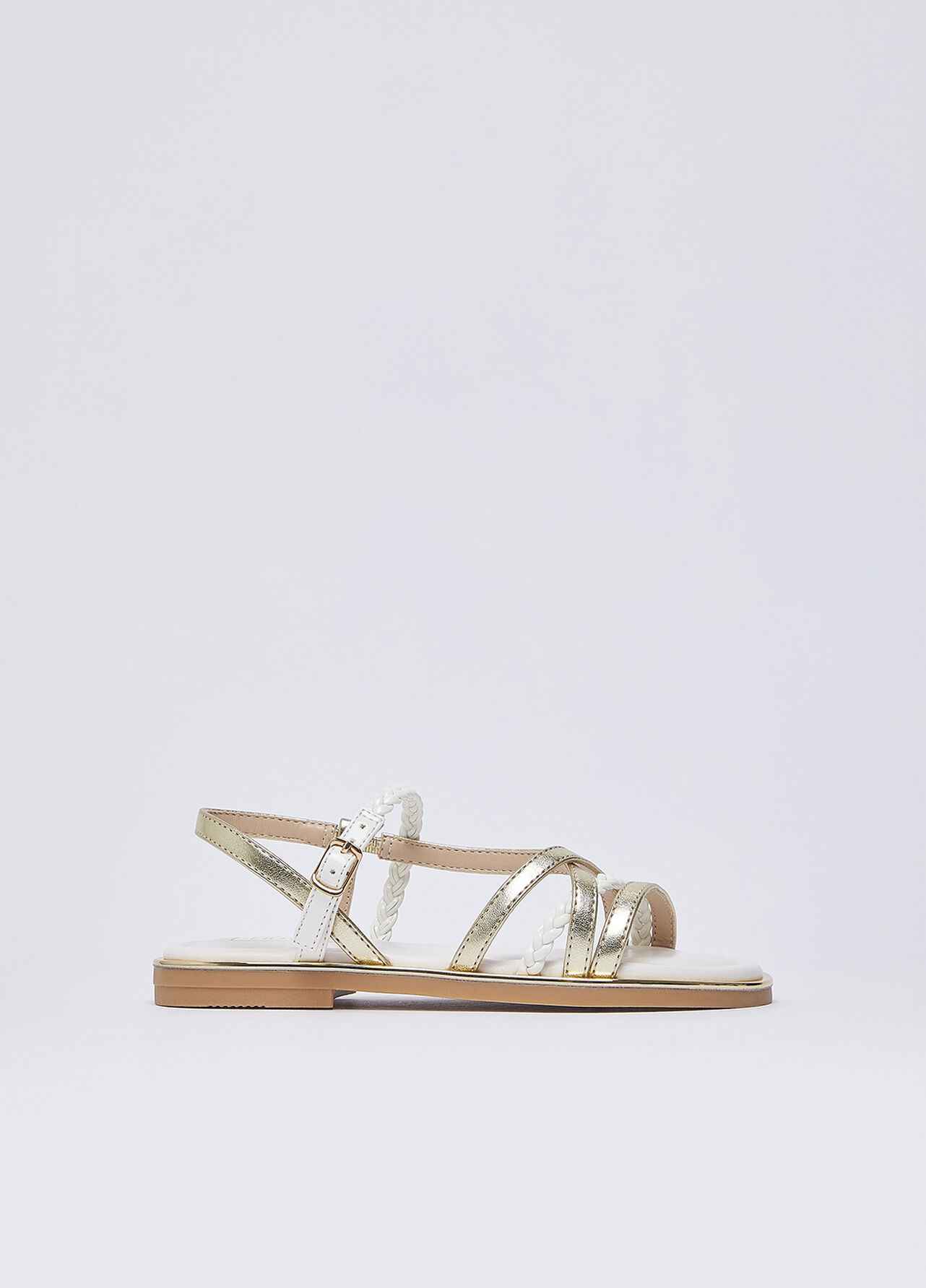 Sandali con fascette torchon - GOLD