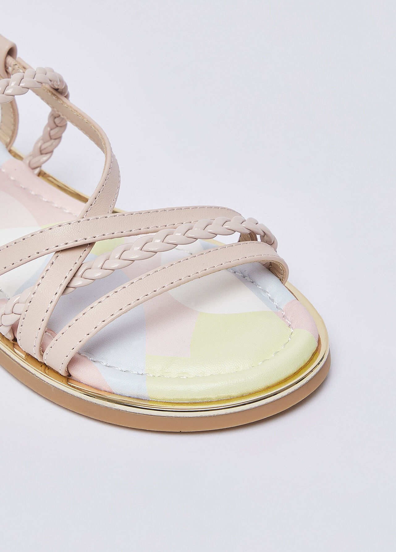 Sandali con fascette torchon - PINK