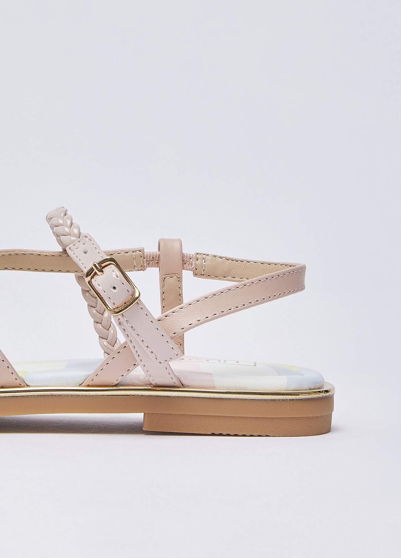 Sandali con fascette torchon - PINK