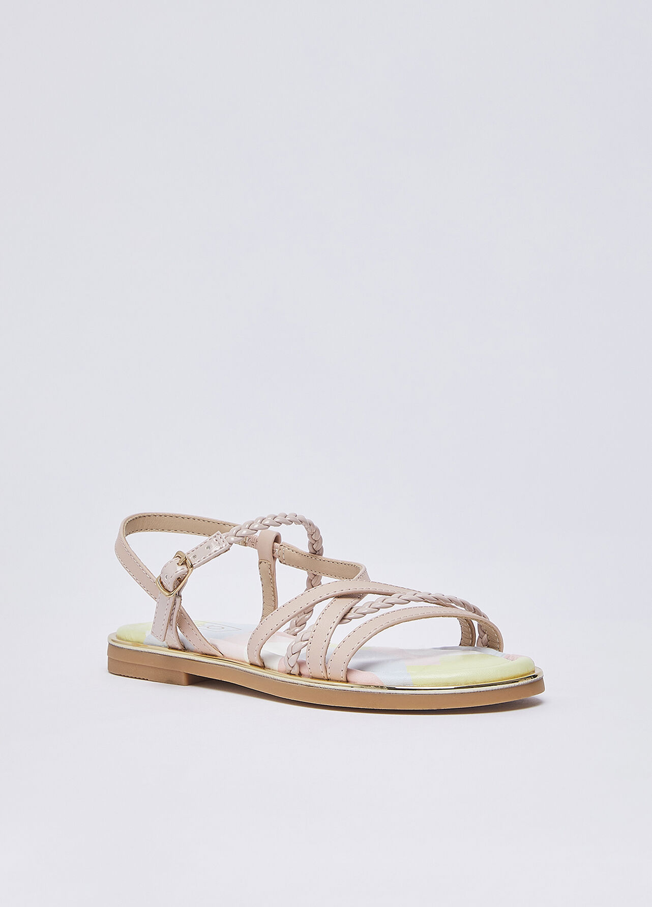 Sandali con fascette torchon - PINK