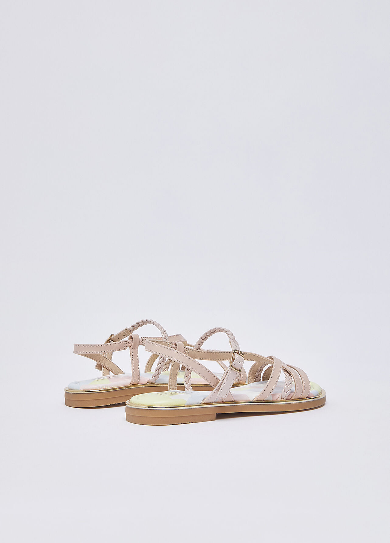 Sandali con fascette torchon - PINK