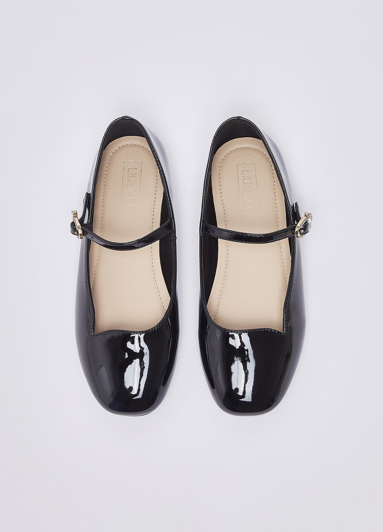 Ballerine in vernice - BLACK