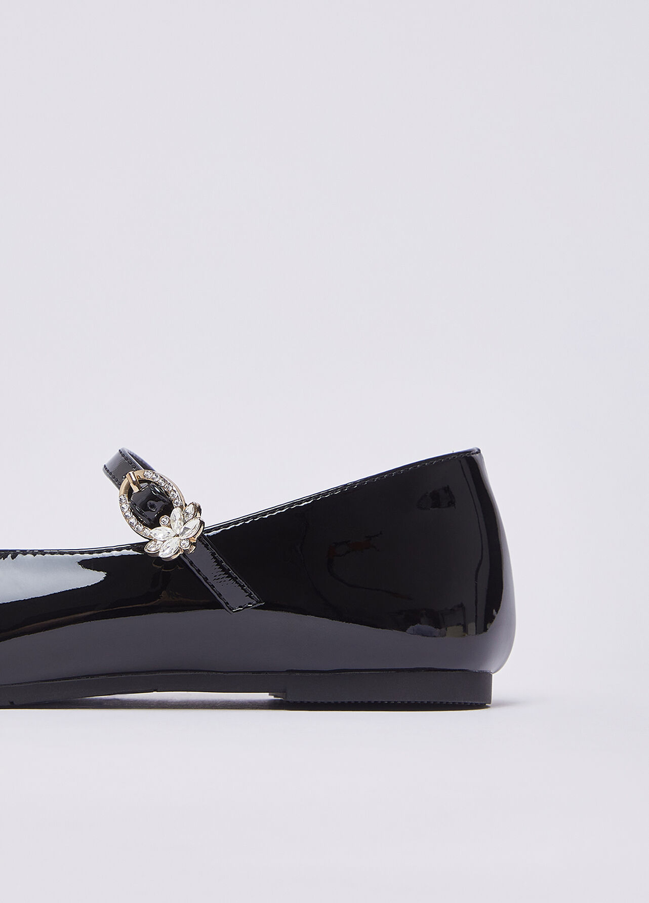 Ballerine in vernice - BLACK