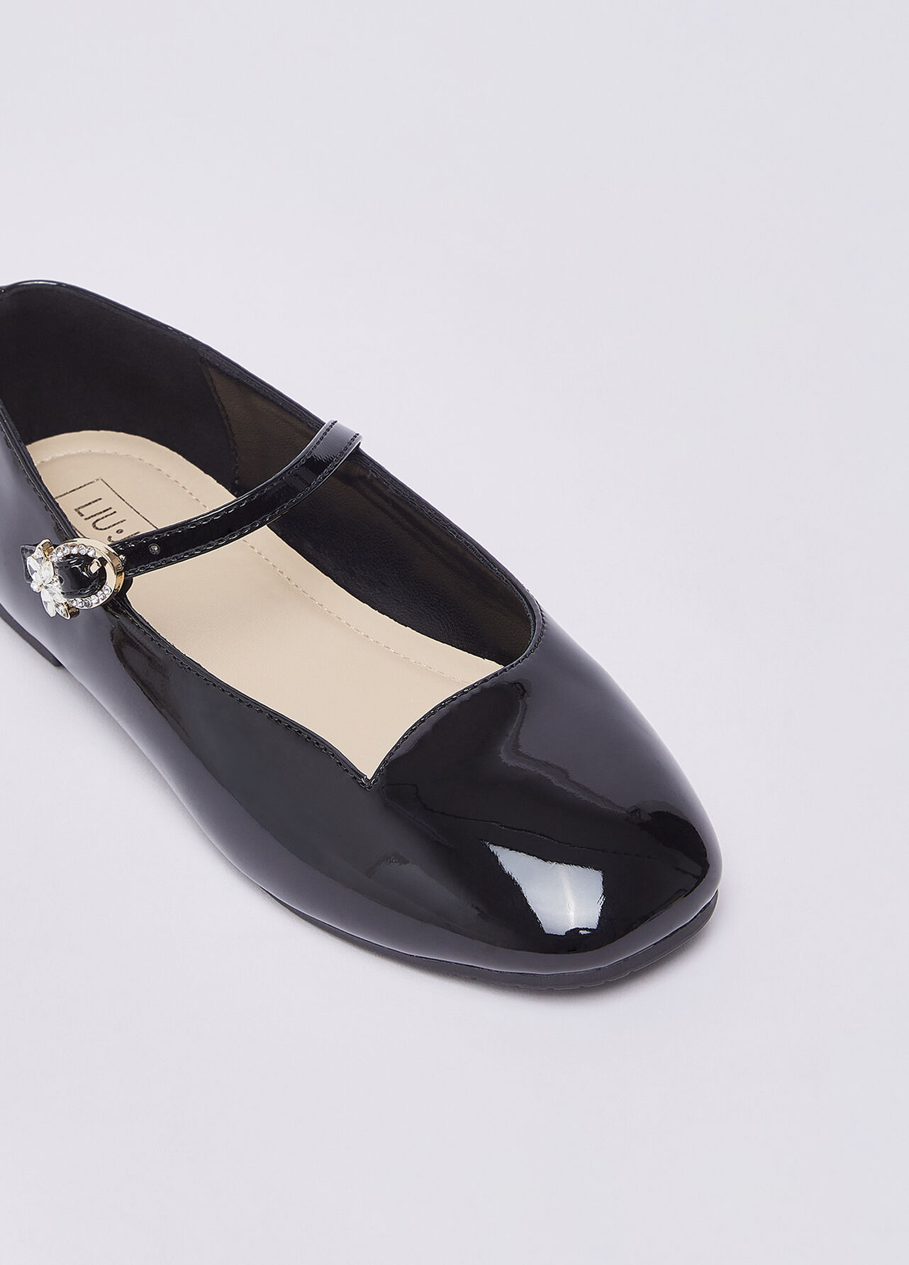 Ballerine in vernice - BLACK