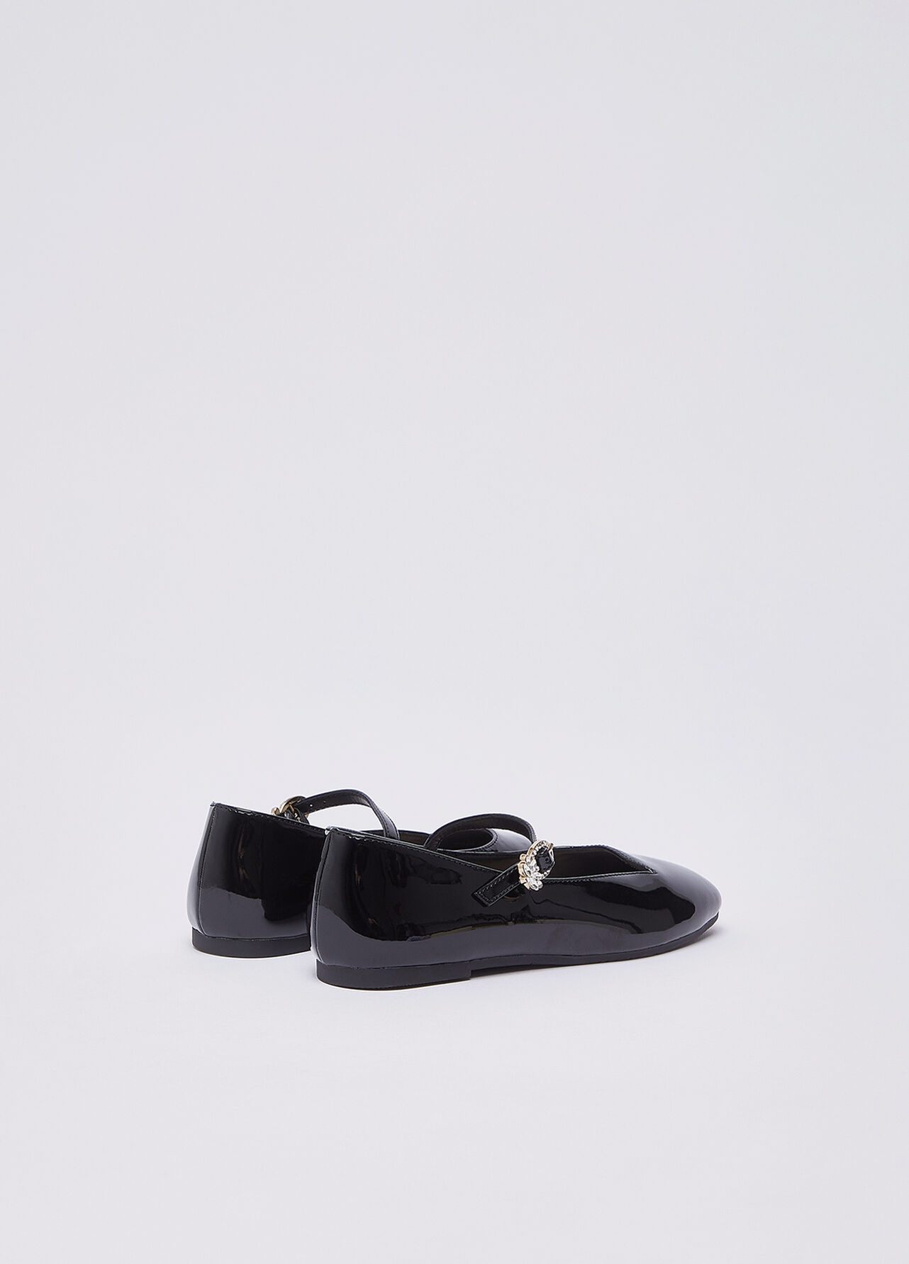 Ballerine in vernice - BLACK
