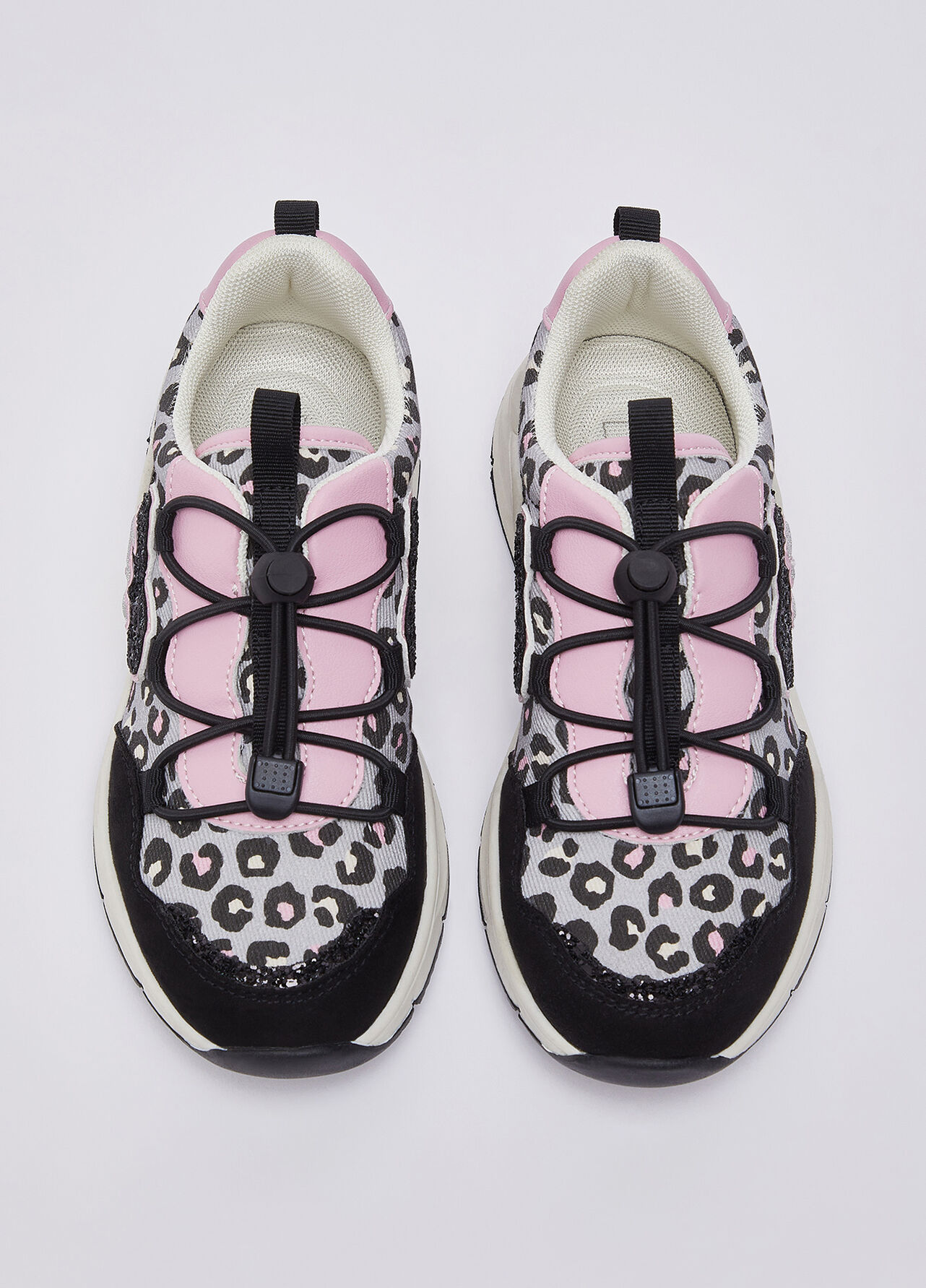 Sneakers animalier - BLACK / PINK