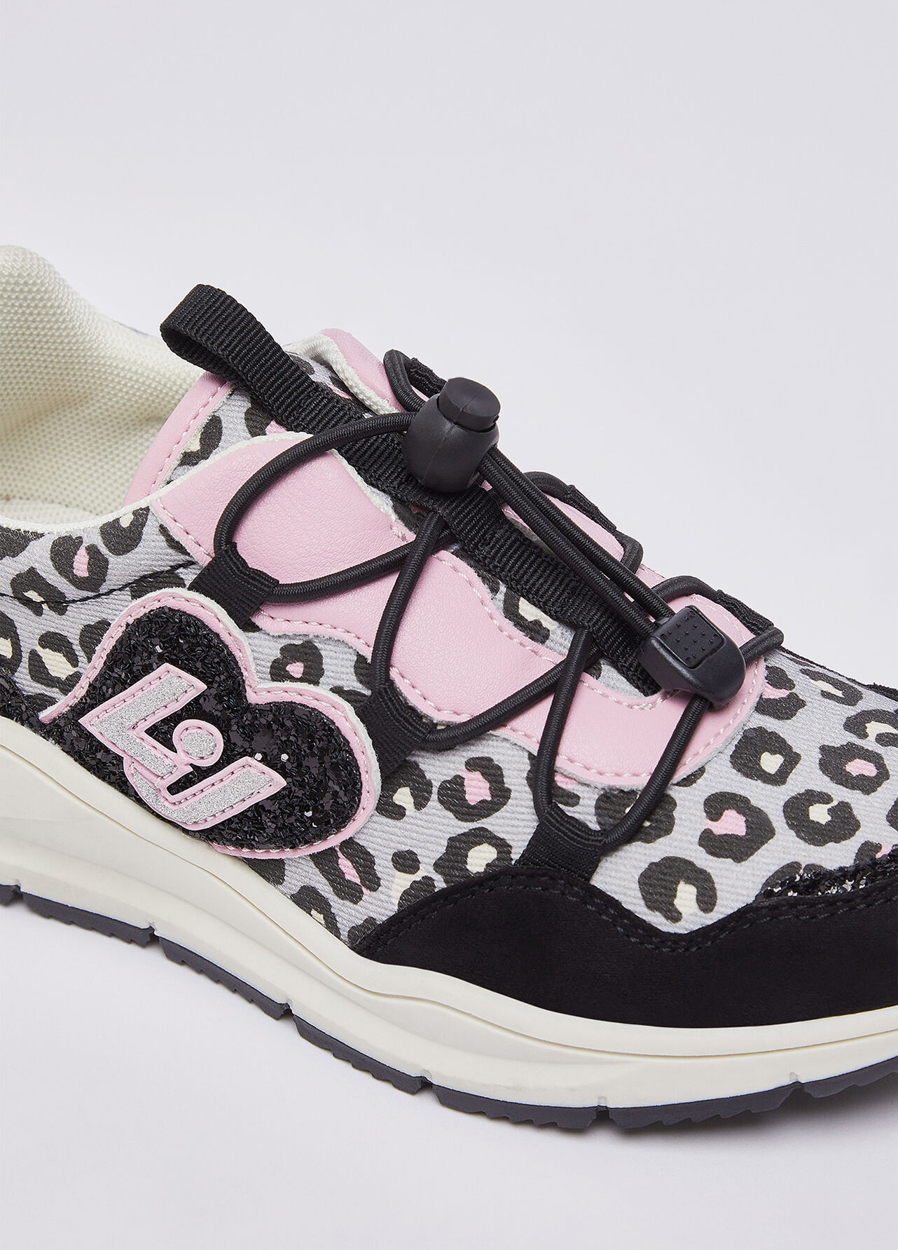 Sneakers animalier - BLACK / PINK