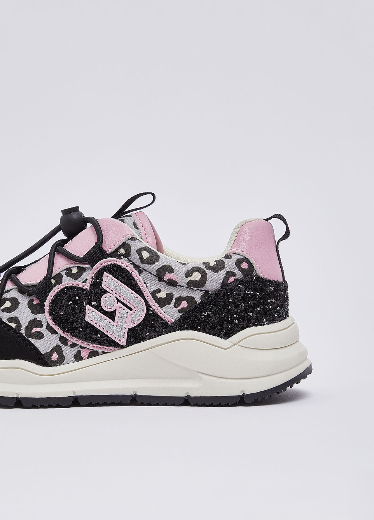 Sneakers animalier - BLACK / PINK