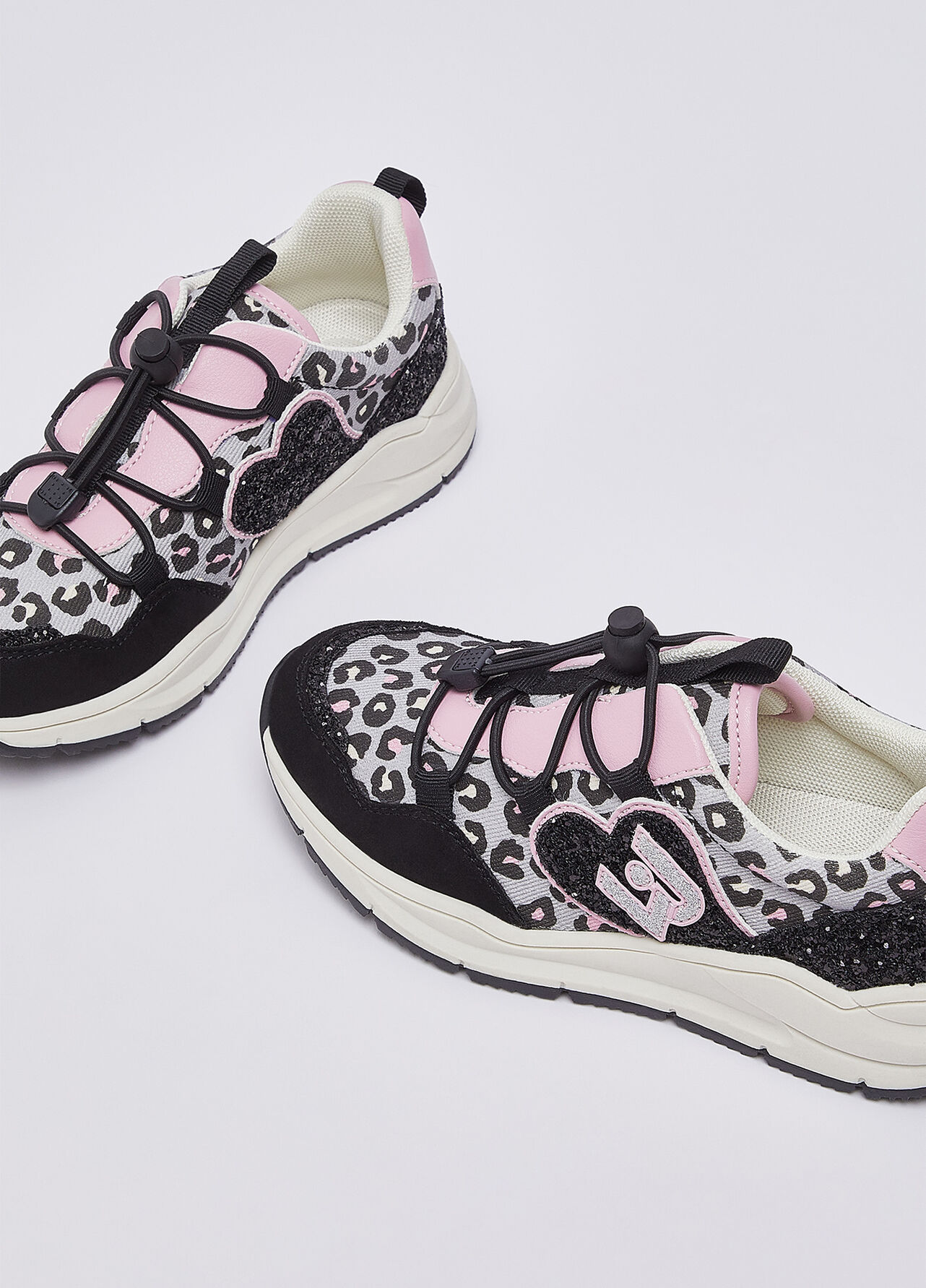 Sneakers animalier - BLACK / PINK