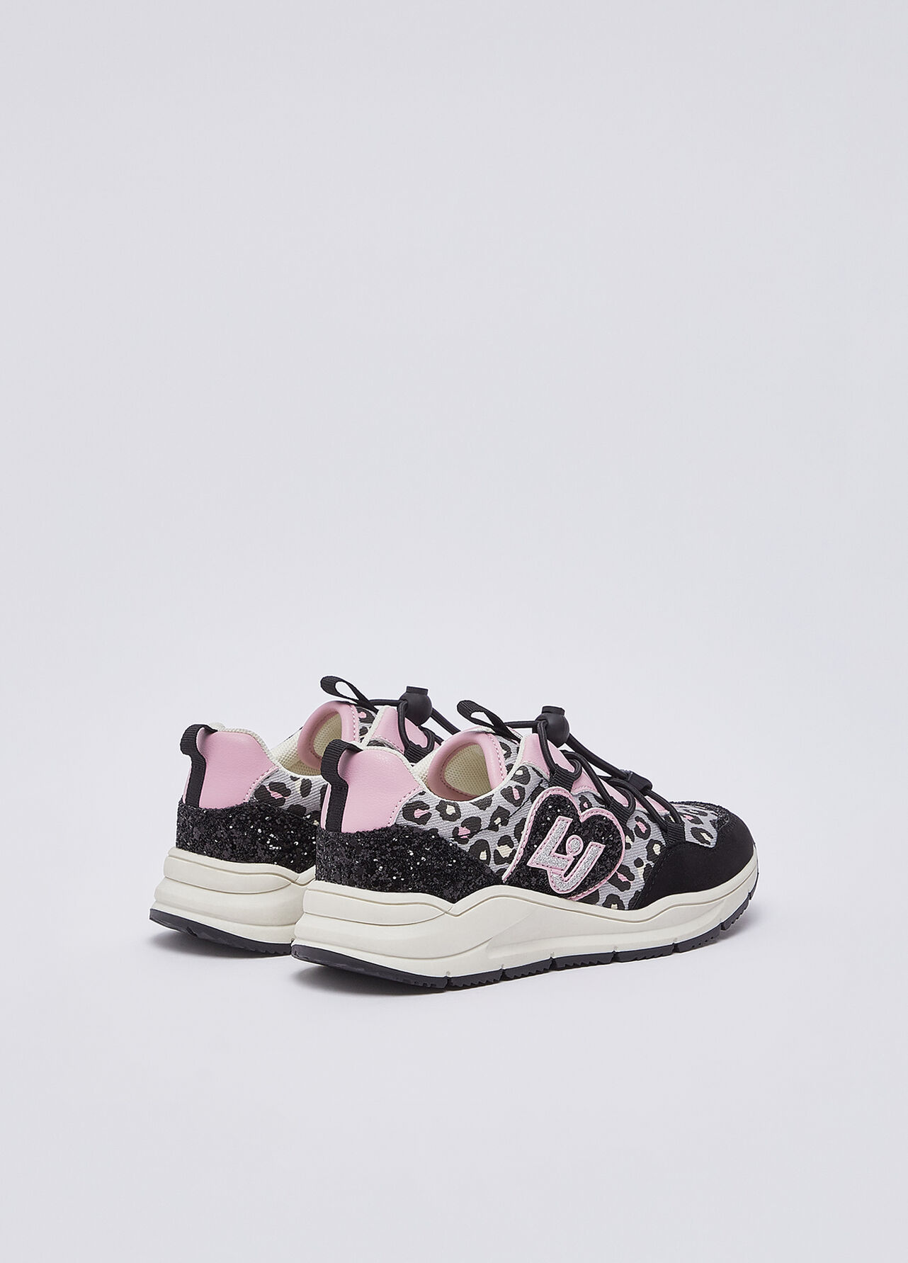 Sneakers animalier - BLACK / PINK
