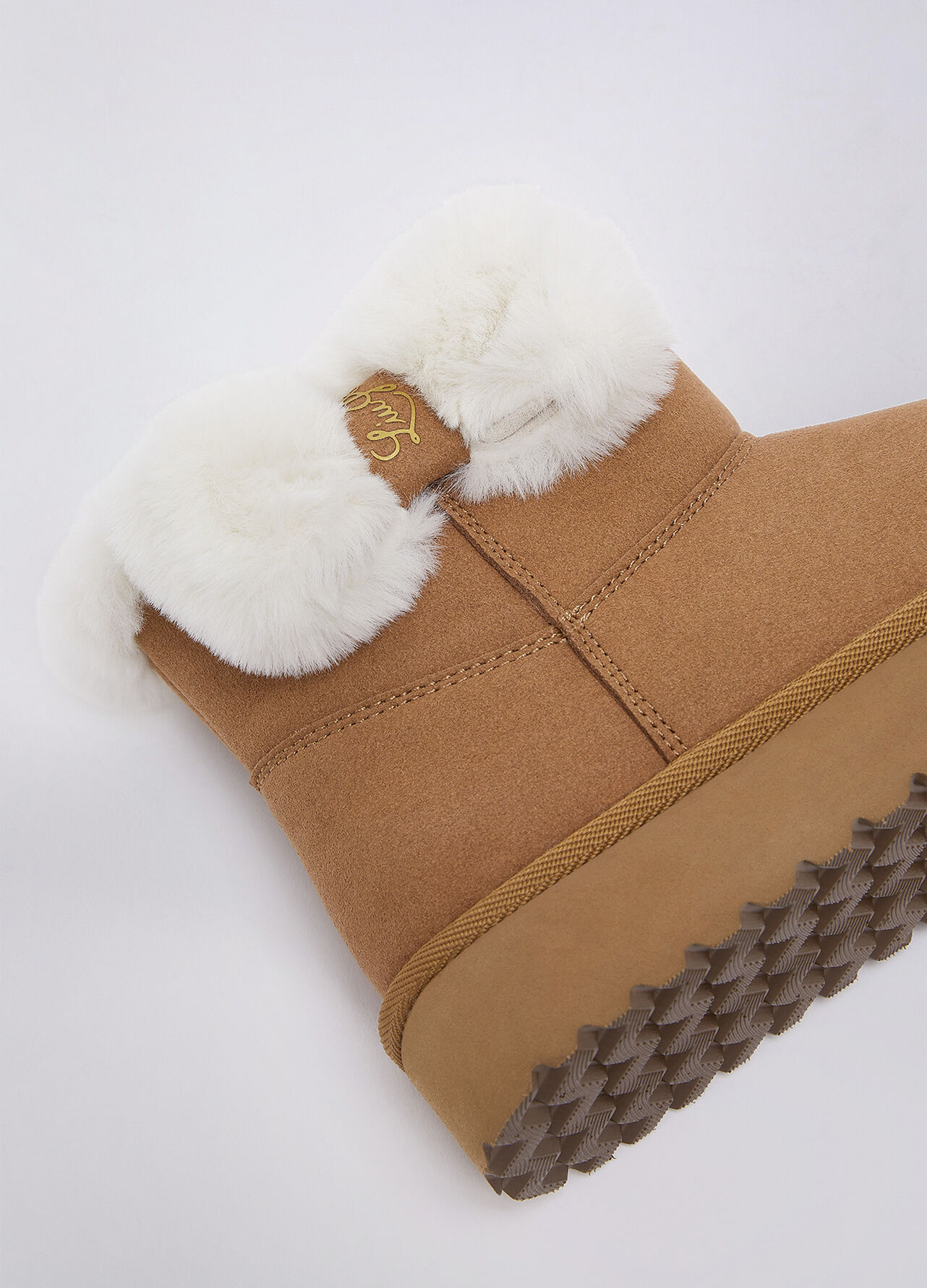 Stivaletti warm - COGNAC BROWN