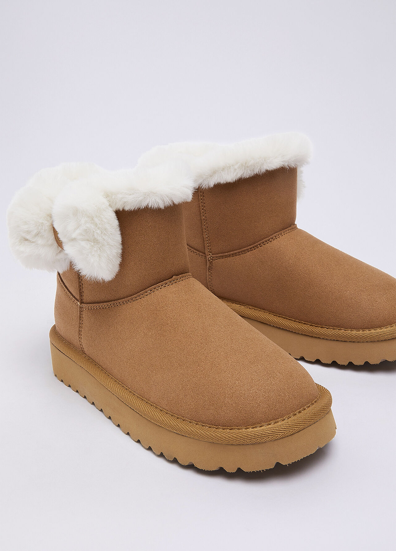Stivaletti warm - COGNAC BROWN